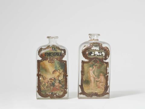 Paar Flaschen aus der Klosterapotheke der Elisabetherinnen in Preßburg / Bratislava - image-1