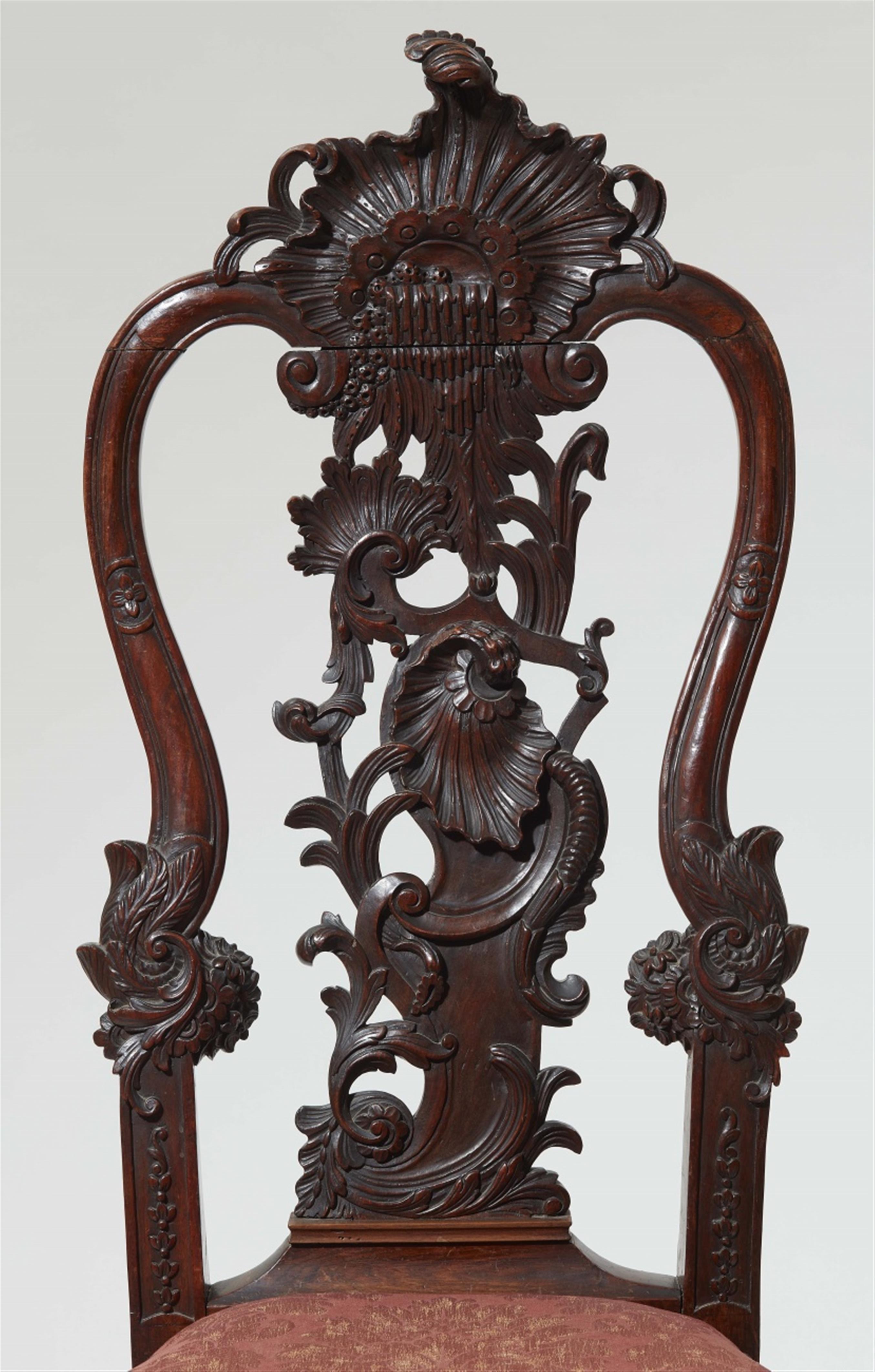 A pair of important Dutch Rococo chairs - image-3
