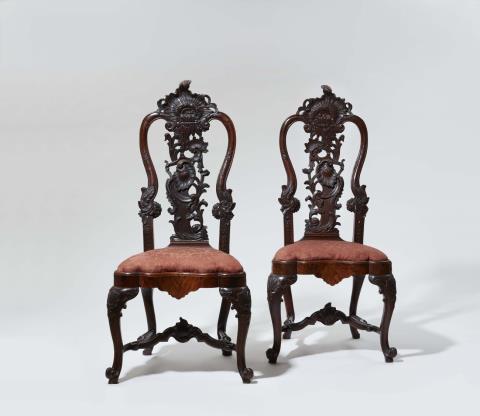 Paar bedeutende Rokoko-Stühle - image-1