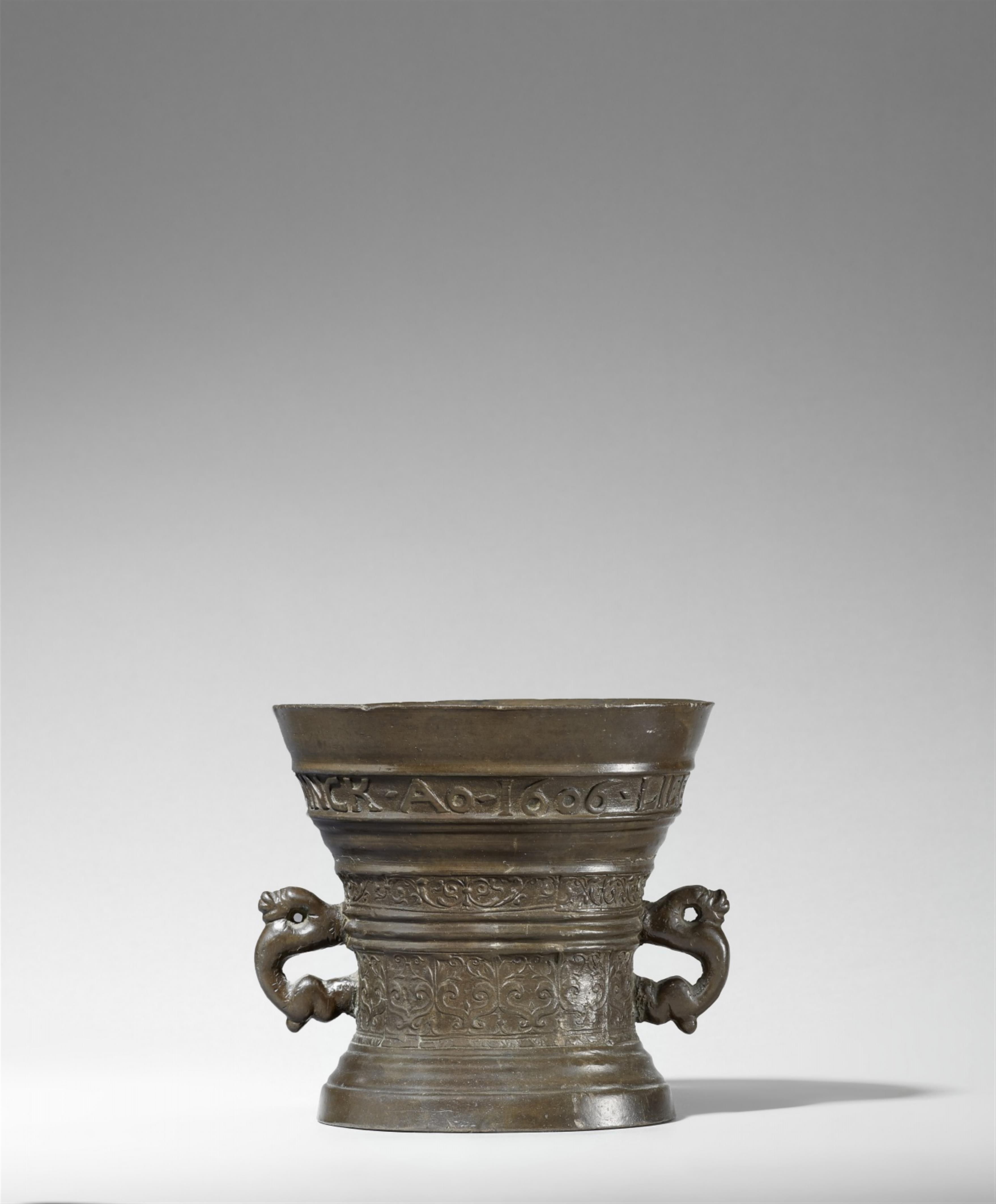 A mortar dated 1606 - image-1
