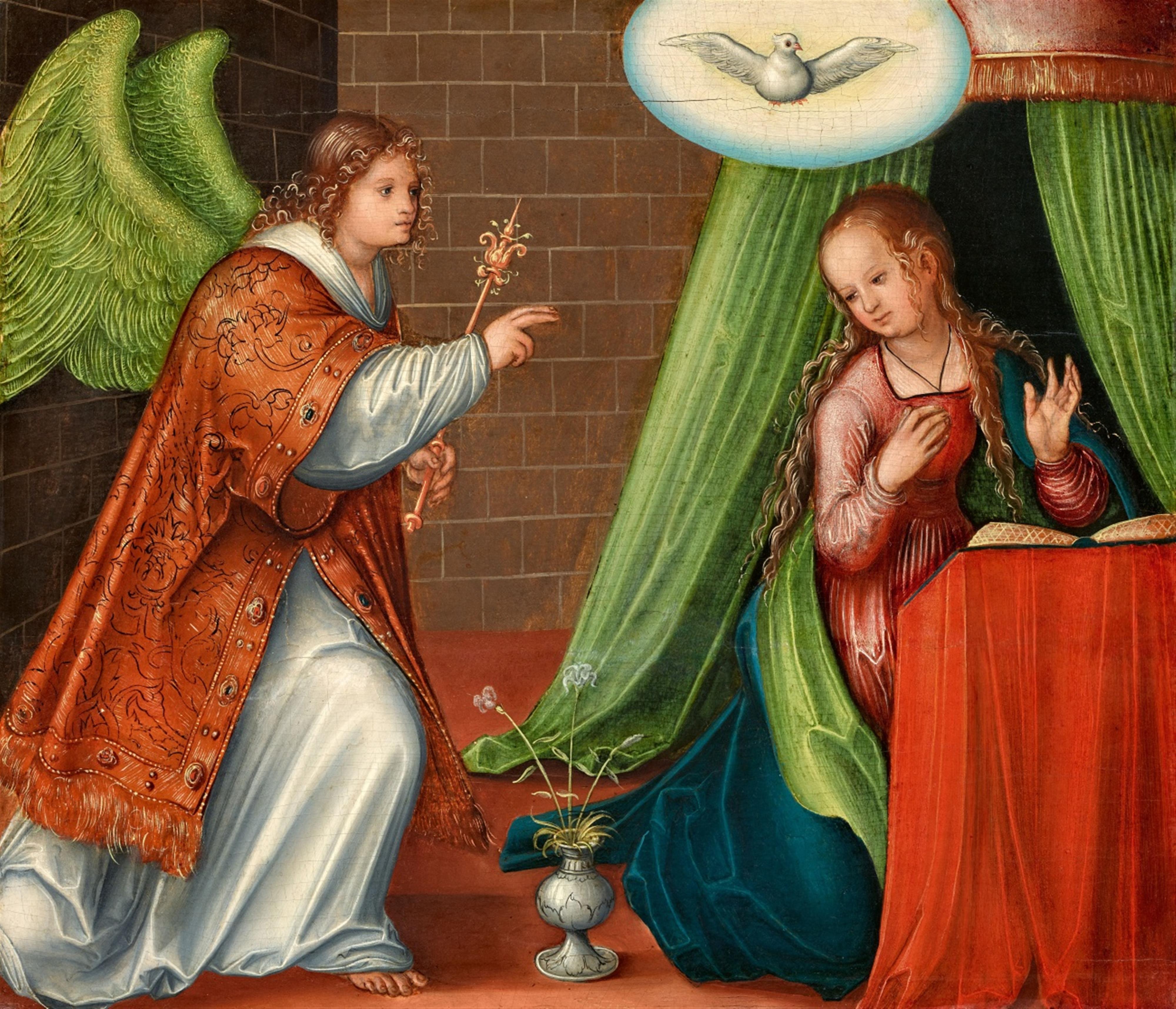 Lucas Cranach d. Ä. und Werkstatt - Die Verkündigung an Maria - image-1