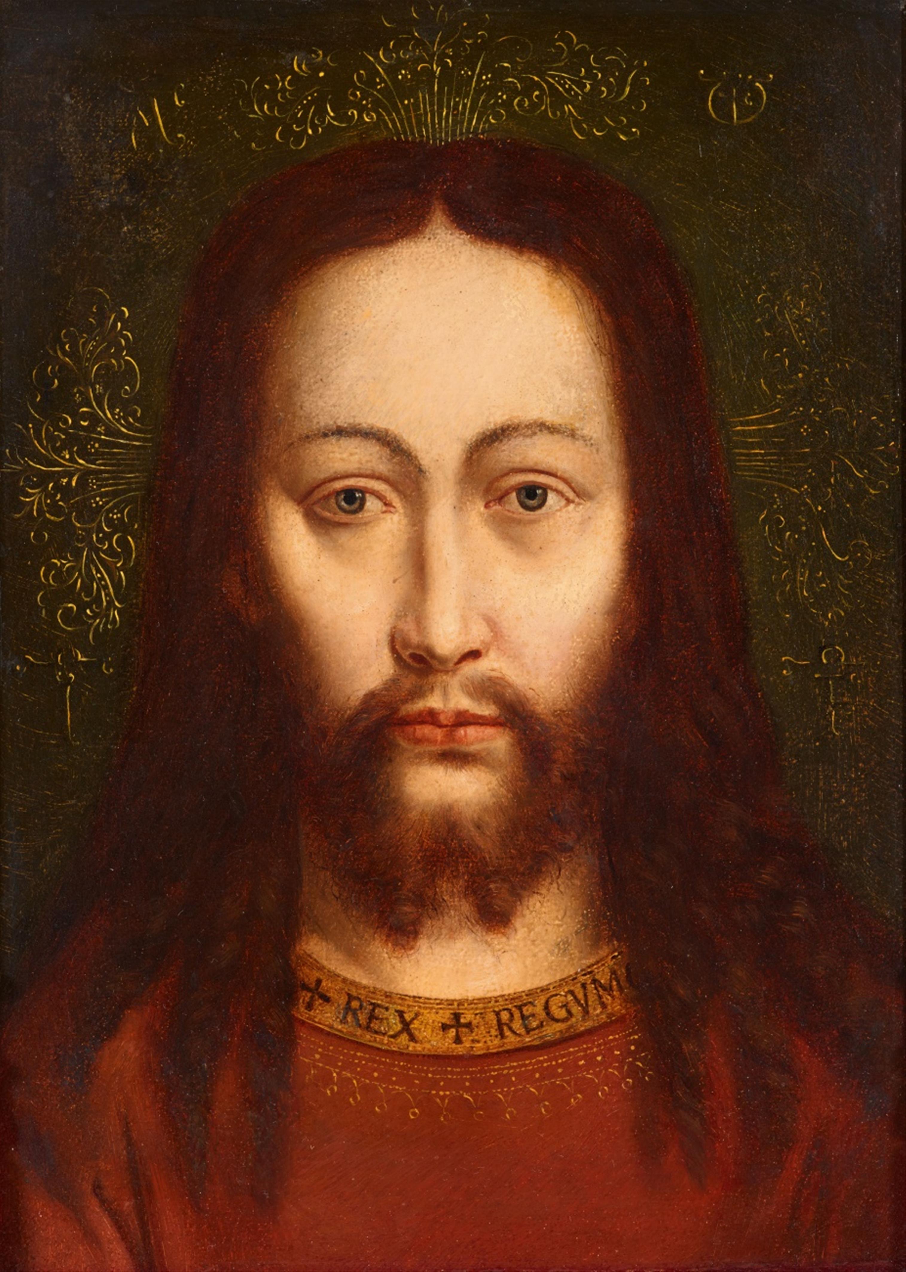 Flemish School 16th century - The Face of Christ - image-1