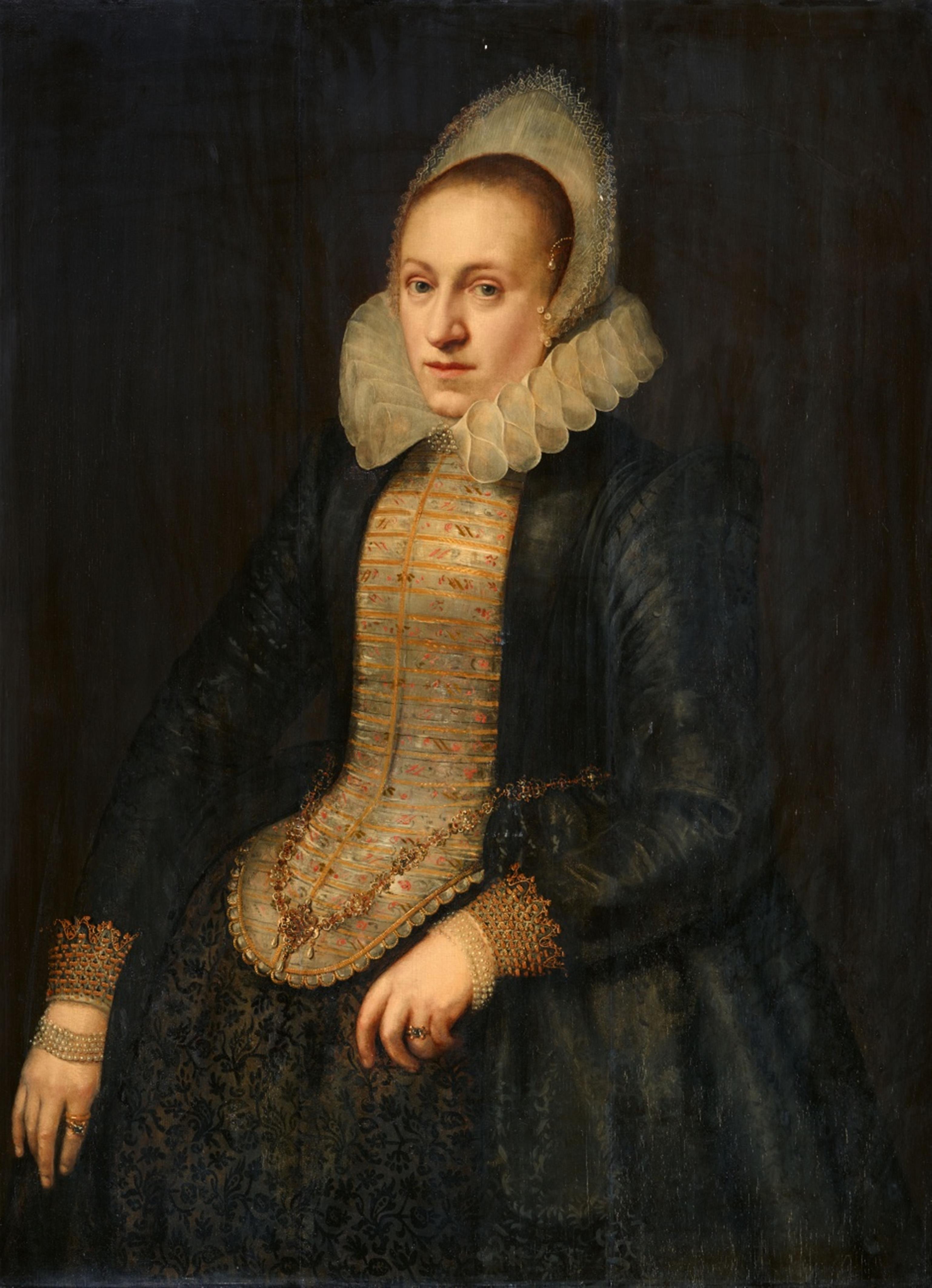Kölner Meister um 1620 - Portrait einer Dame - image-1