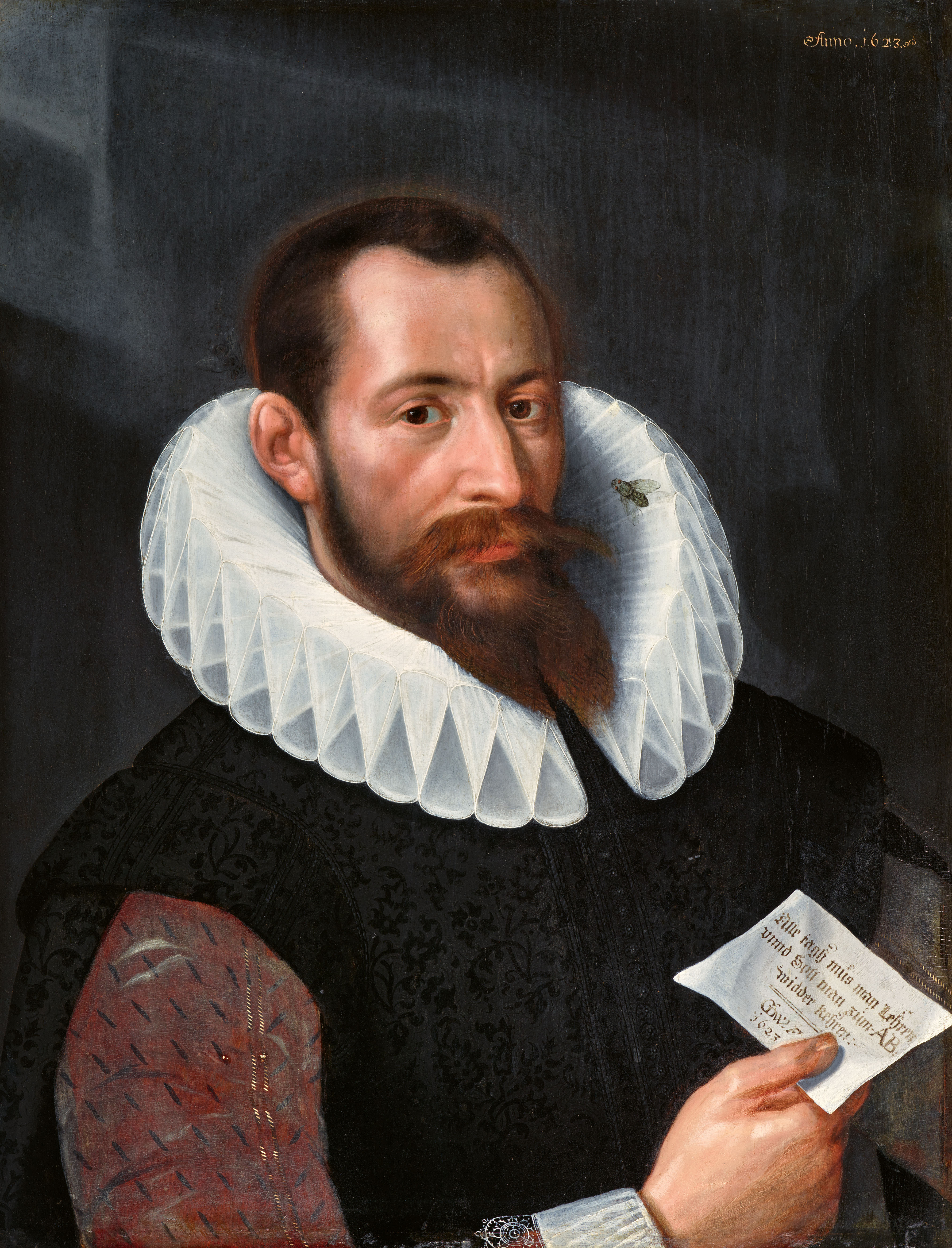 Gottfried von Wedig - Portrait of a Gentleman holding a Letter - image-1