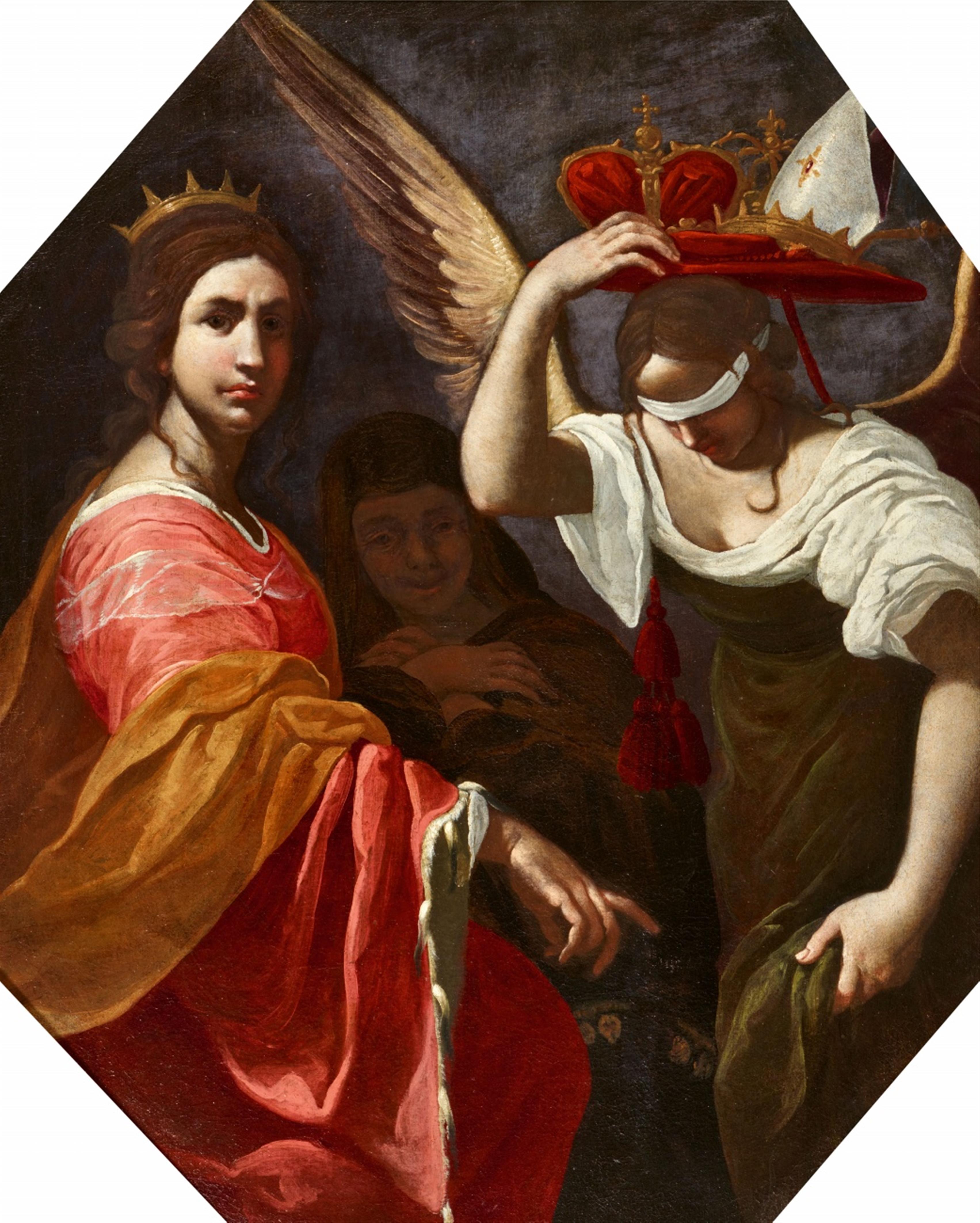 Giovanni Martinelli - Eine Allegorie der Justitia, die Fortuna zwingt, sich Nemesis zu unterwerfen - image-1