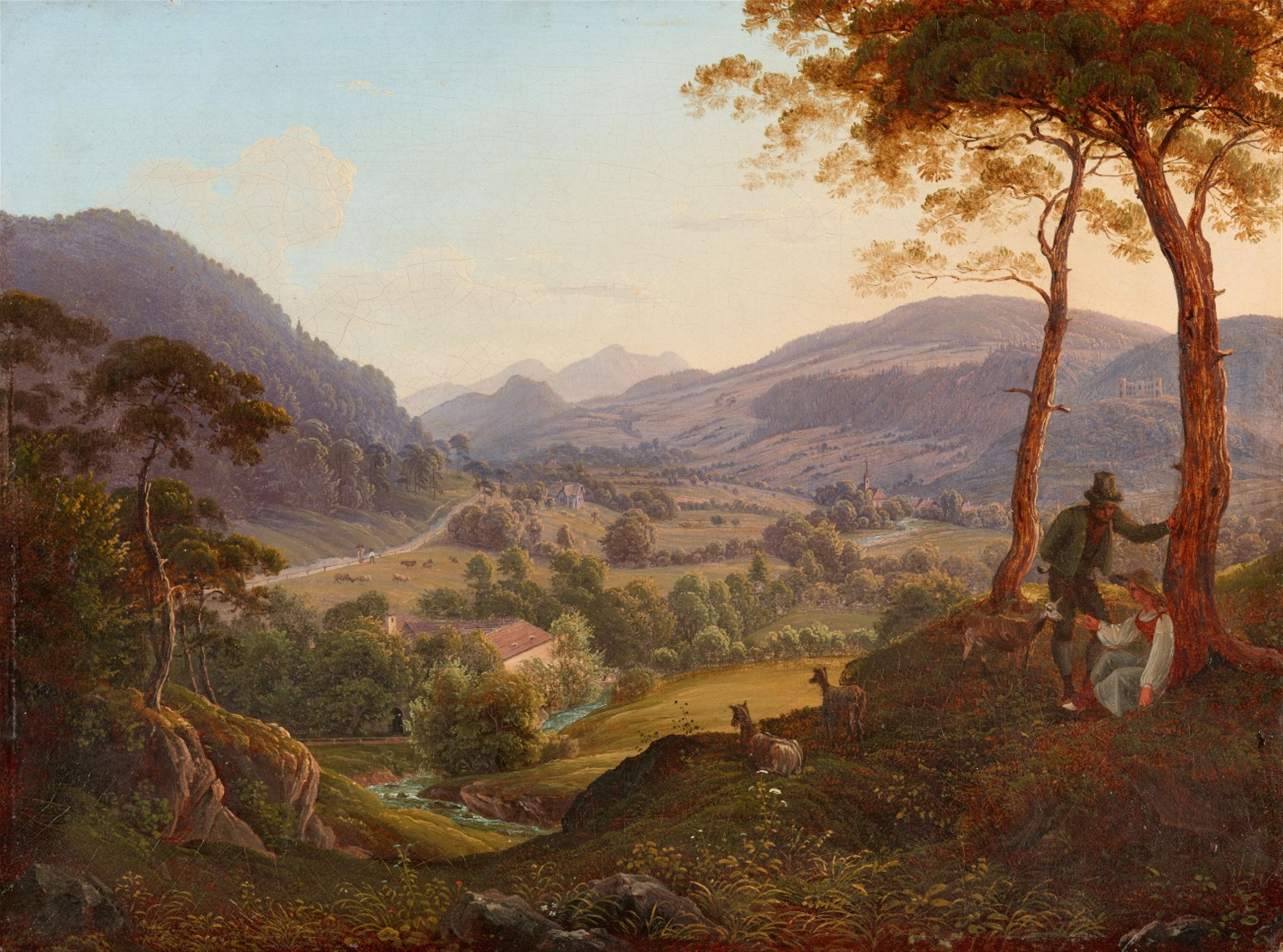 Franz Ludwig Catel - Berglandschaft bei Salzburg - image-1