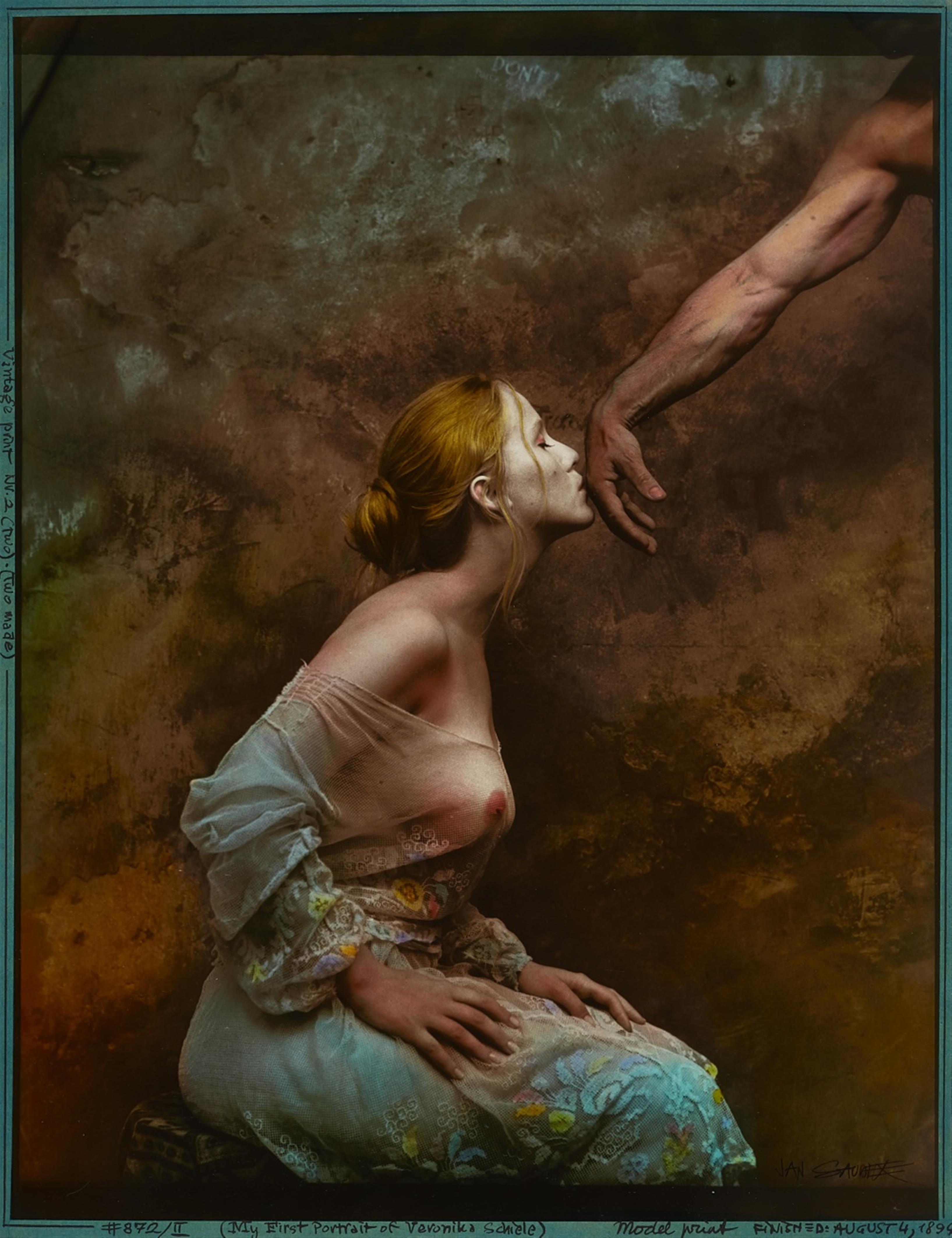 Jan Saudek - My First Portrait of Veronika Schiele - image-1