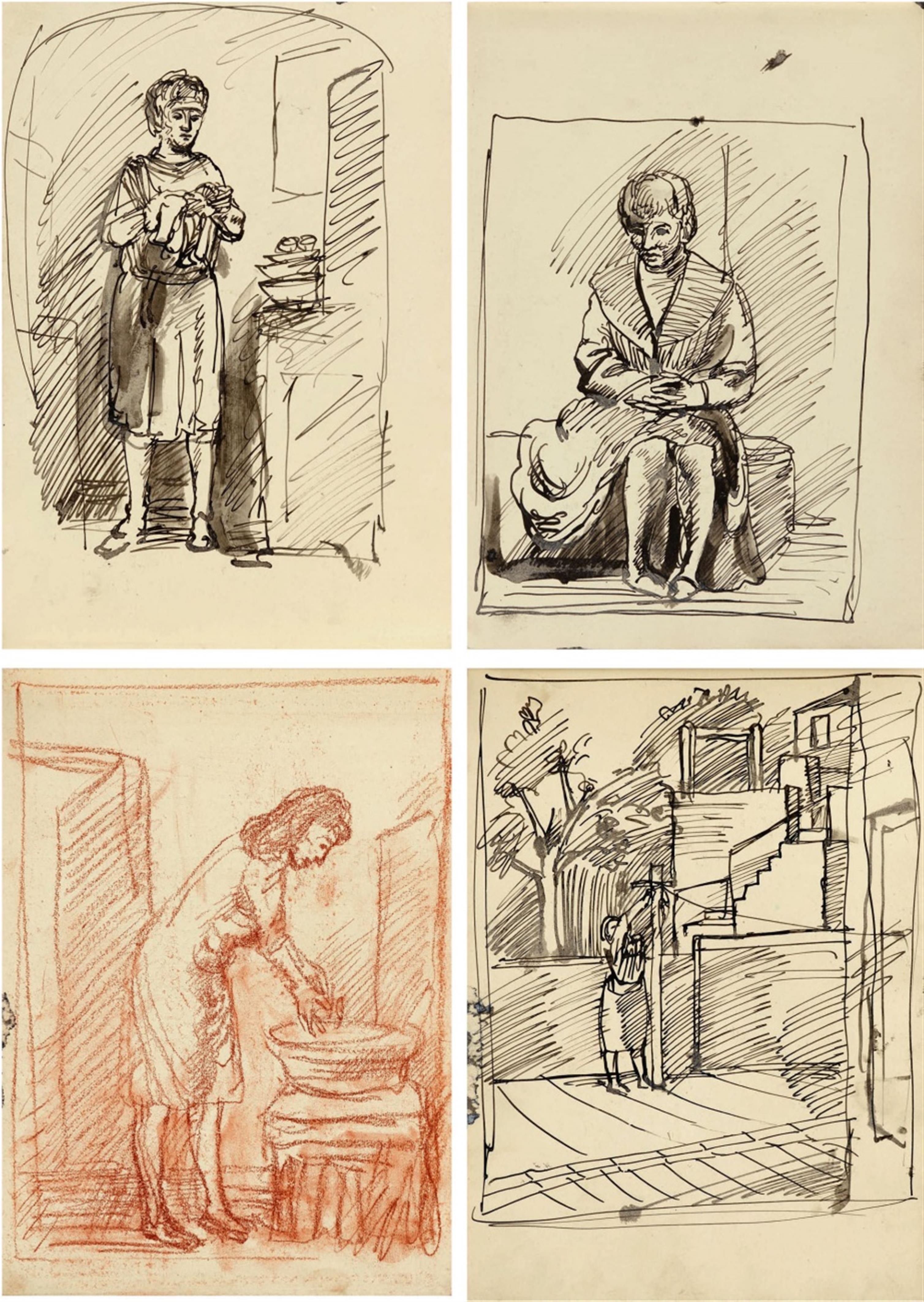 A.R. Penck - Untitled (Skizzenbuch 57/Ralf) - image-1