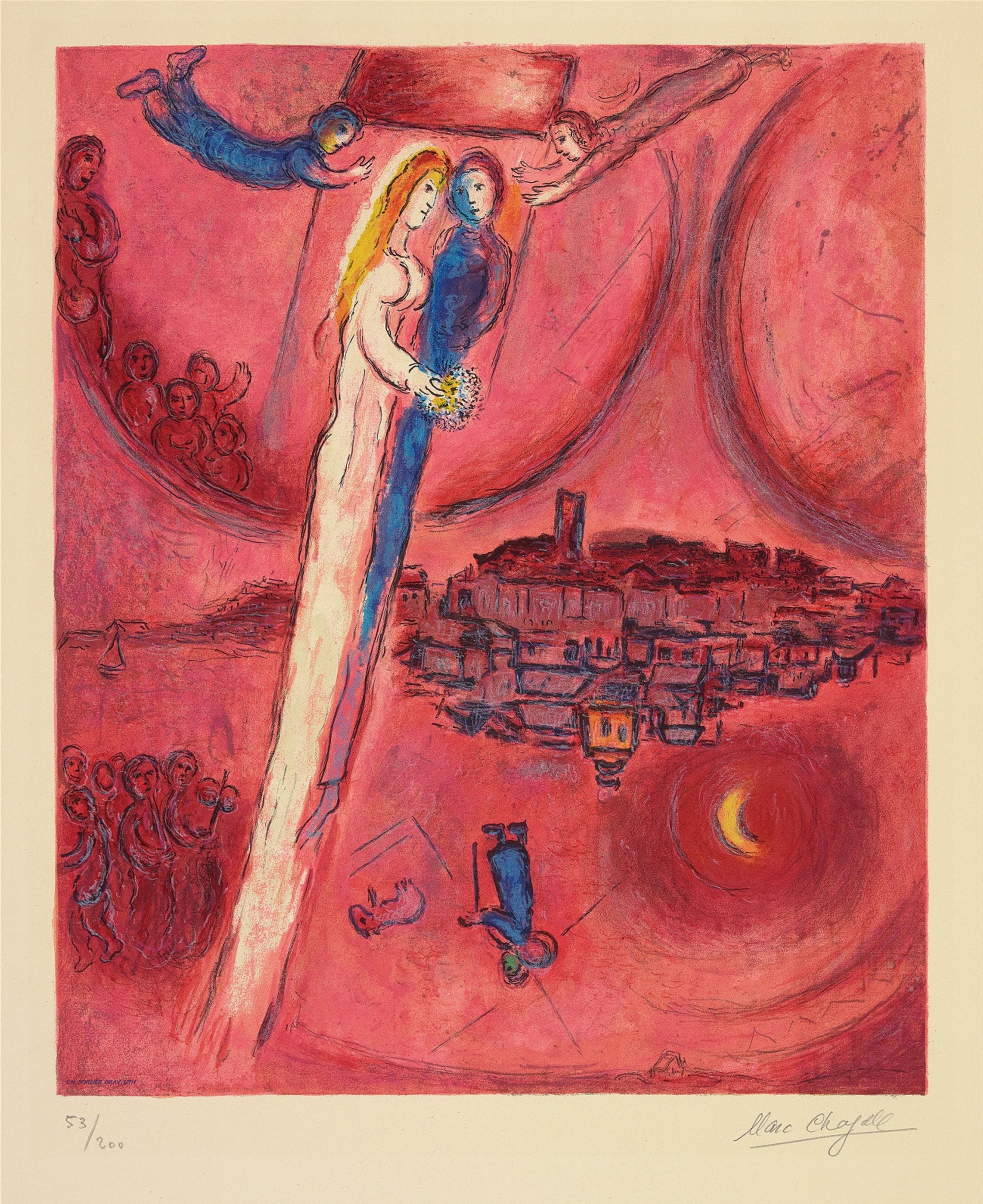 After Marc Chagall - Le cantique des cantiques - image-1