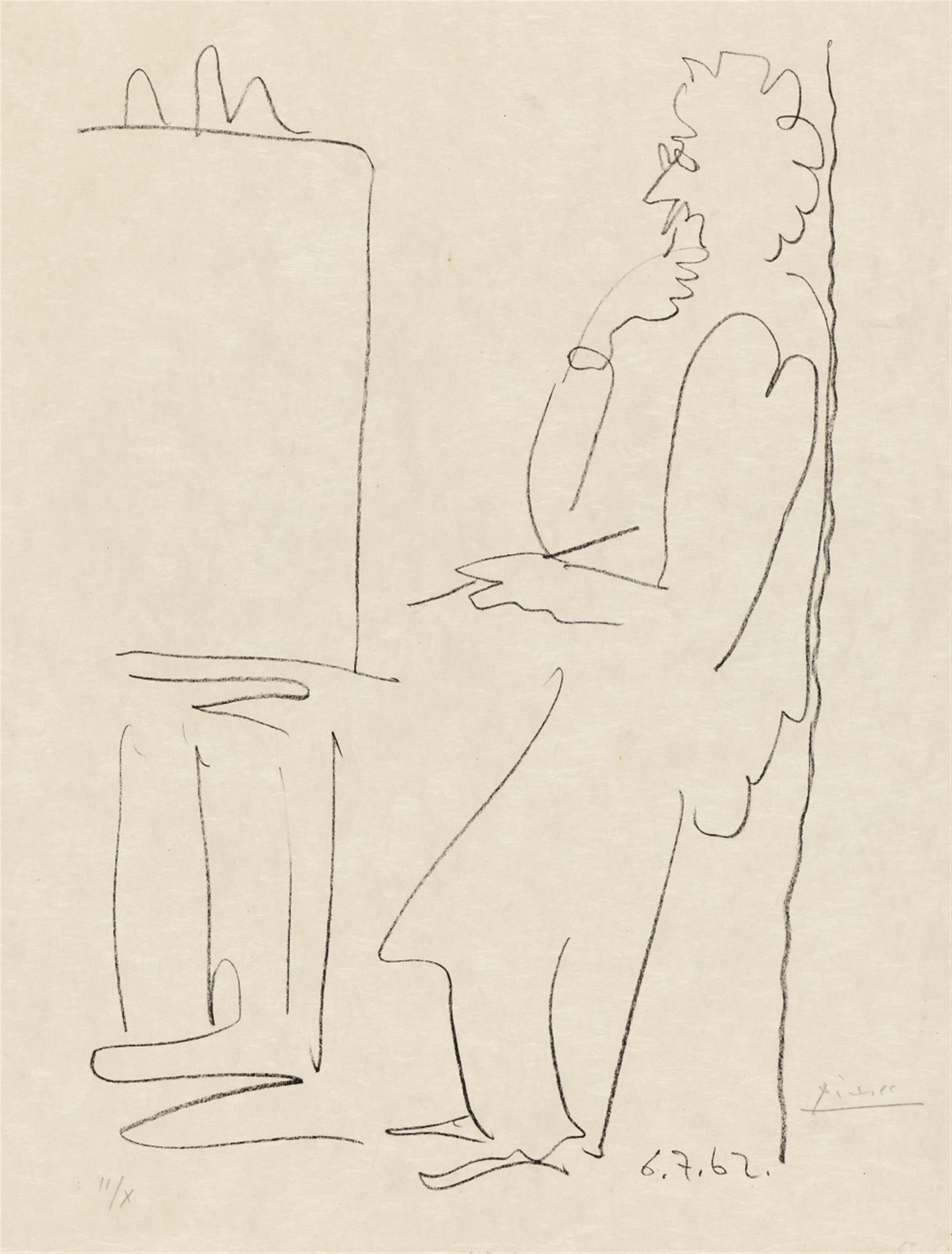 Pablo Picasso - Le Peintre et son Modèle - image-1