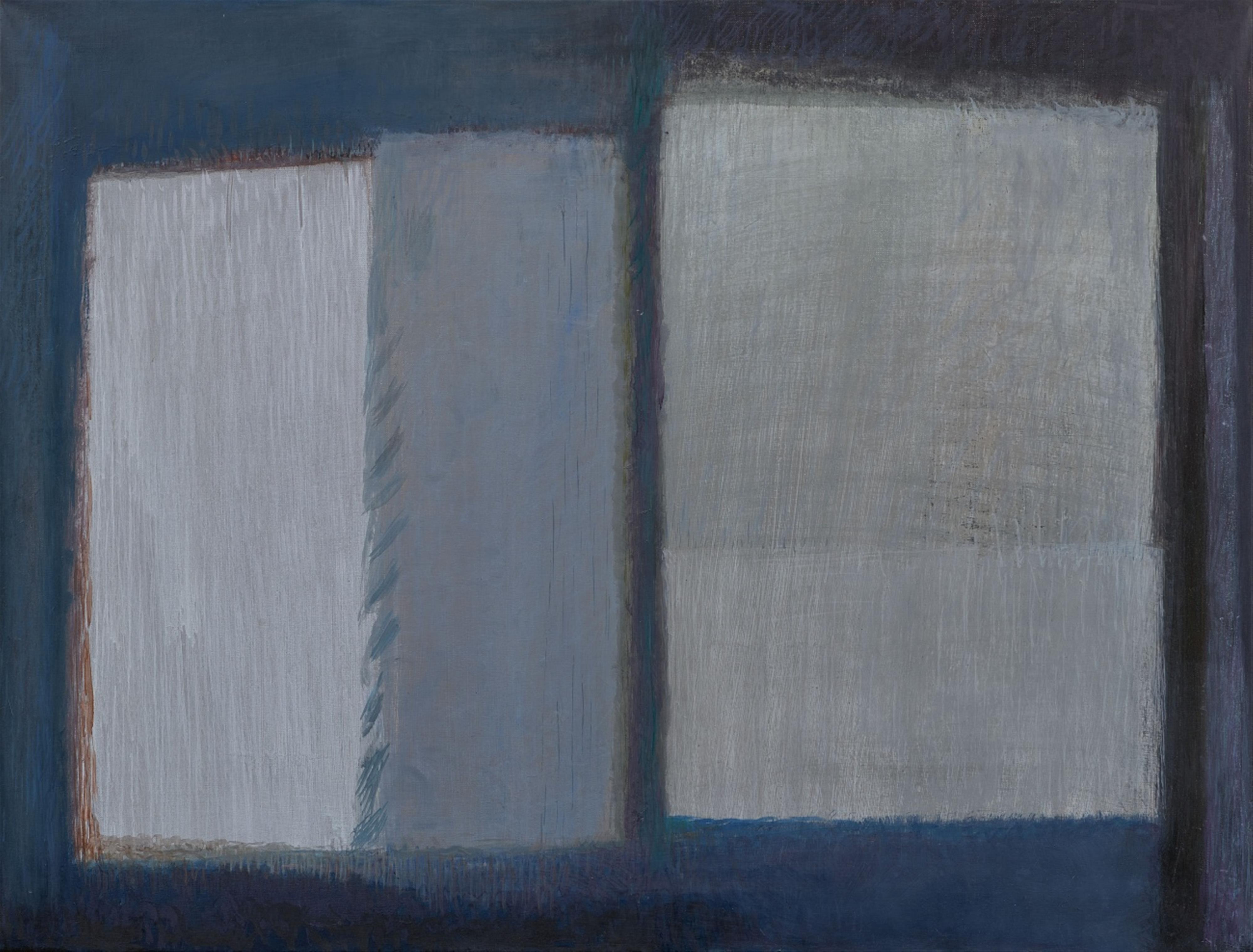 Georg Meistermann - Blindes Fenster (Blaues Fenster) - image-1