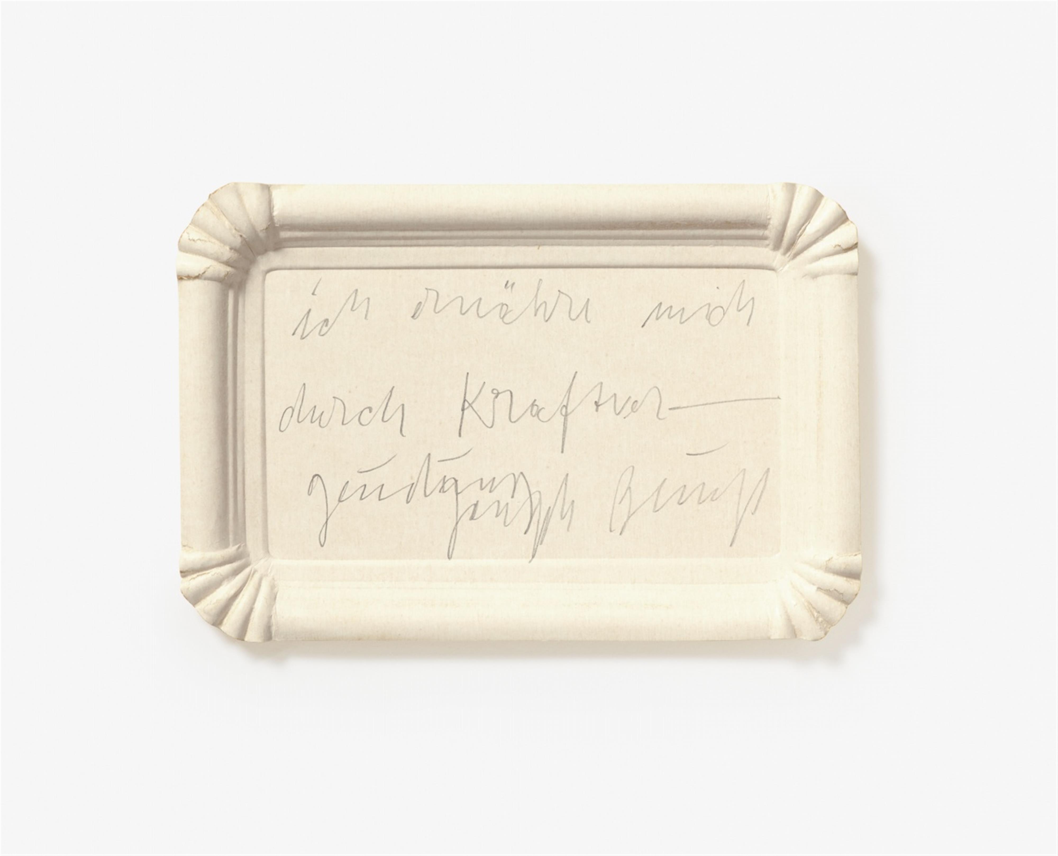 Joseph Beuys - Ich ernähre mich durch Kraftvergeudung - image-1