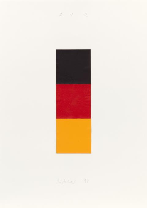 Gerhard Richter - Schwarz, Rot, Gold I - image-1