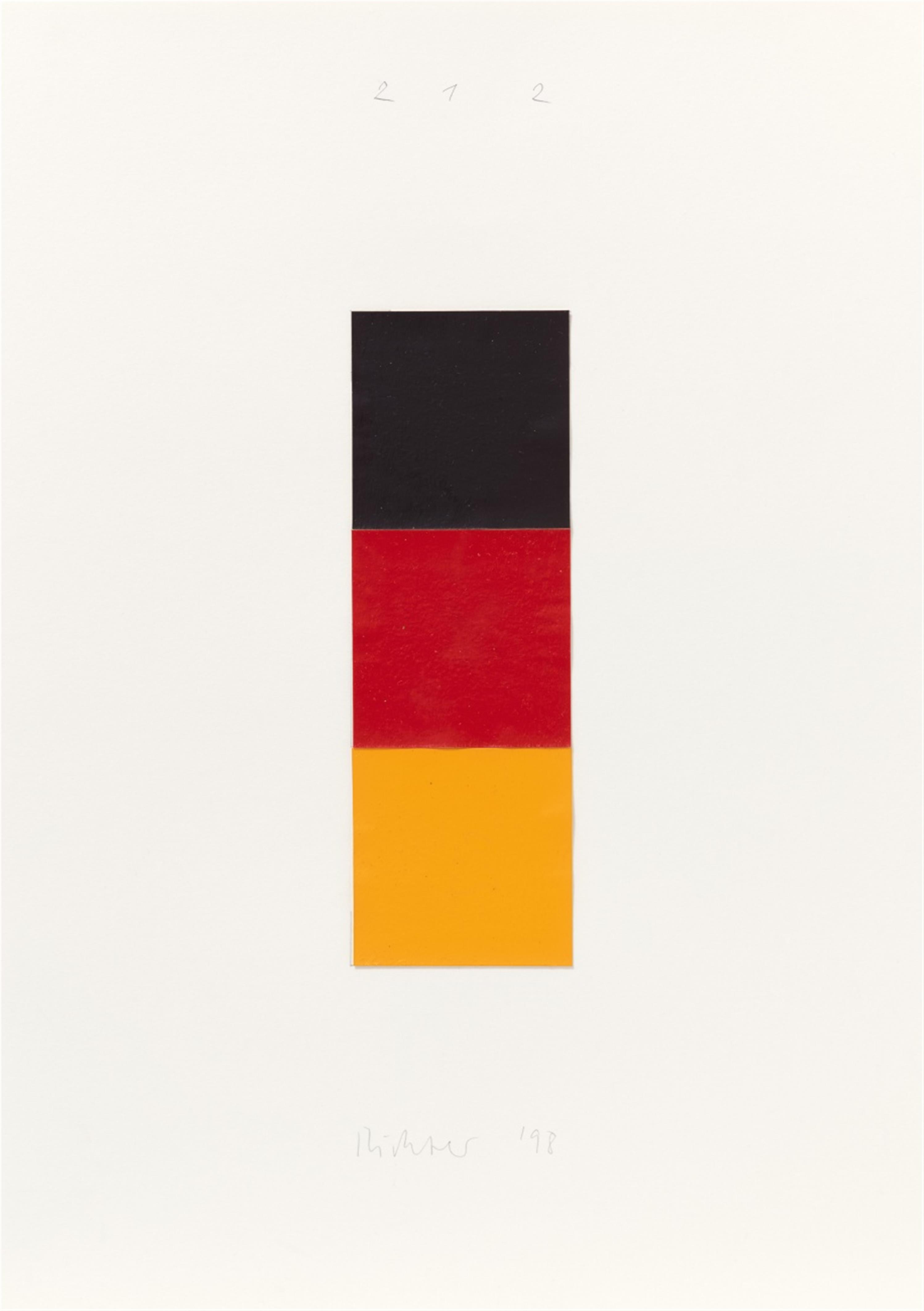Gerhard Richter - Schwarz, Rot, Gold I - image-1