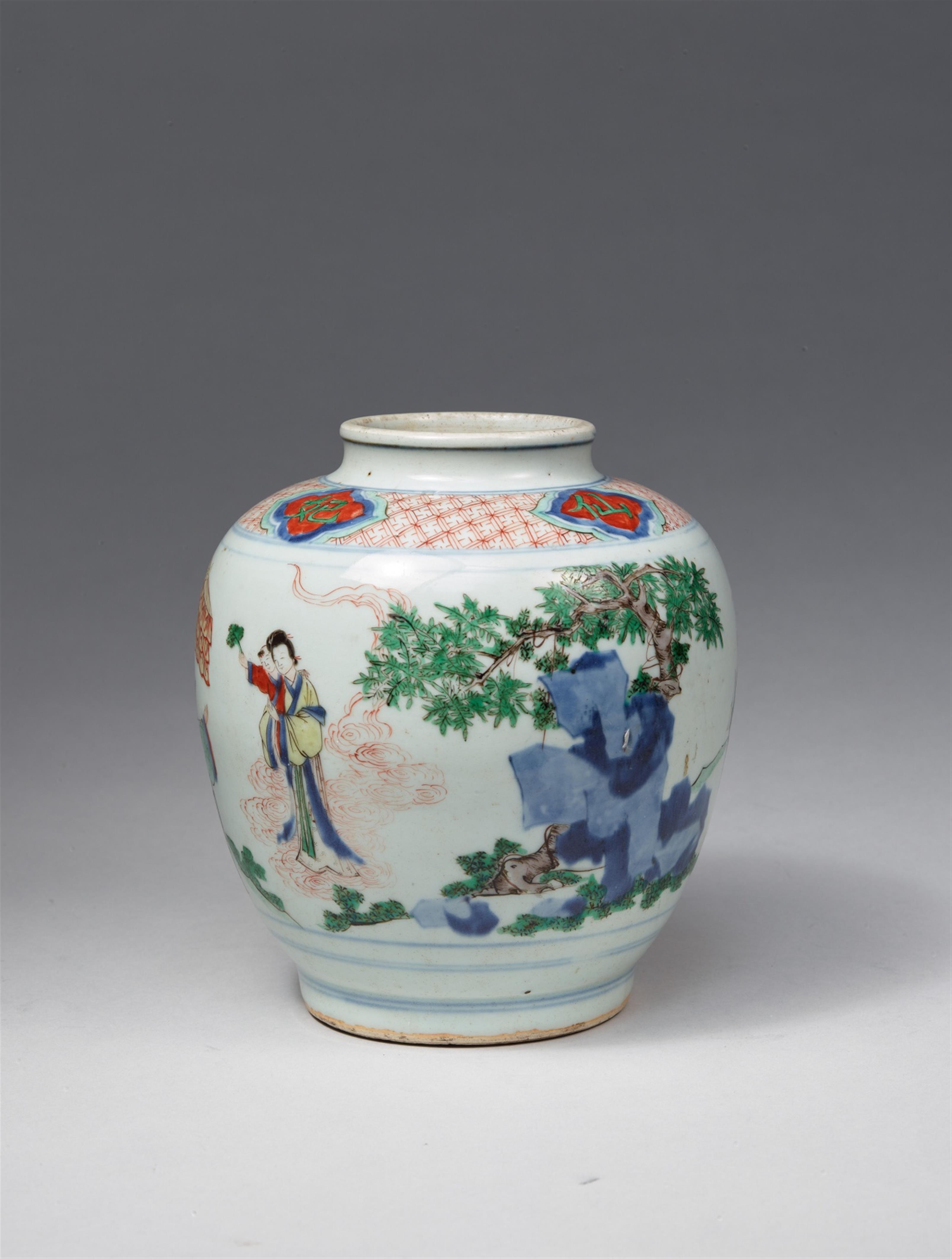 A wucai jar. Shunzhi period (1644-1661) - image-4