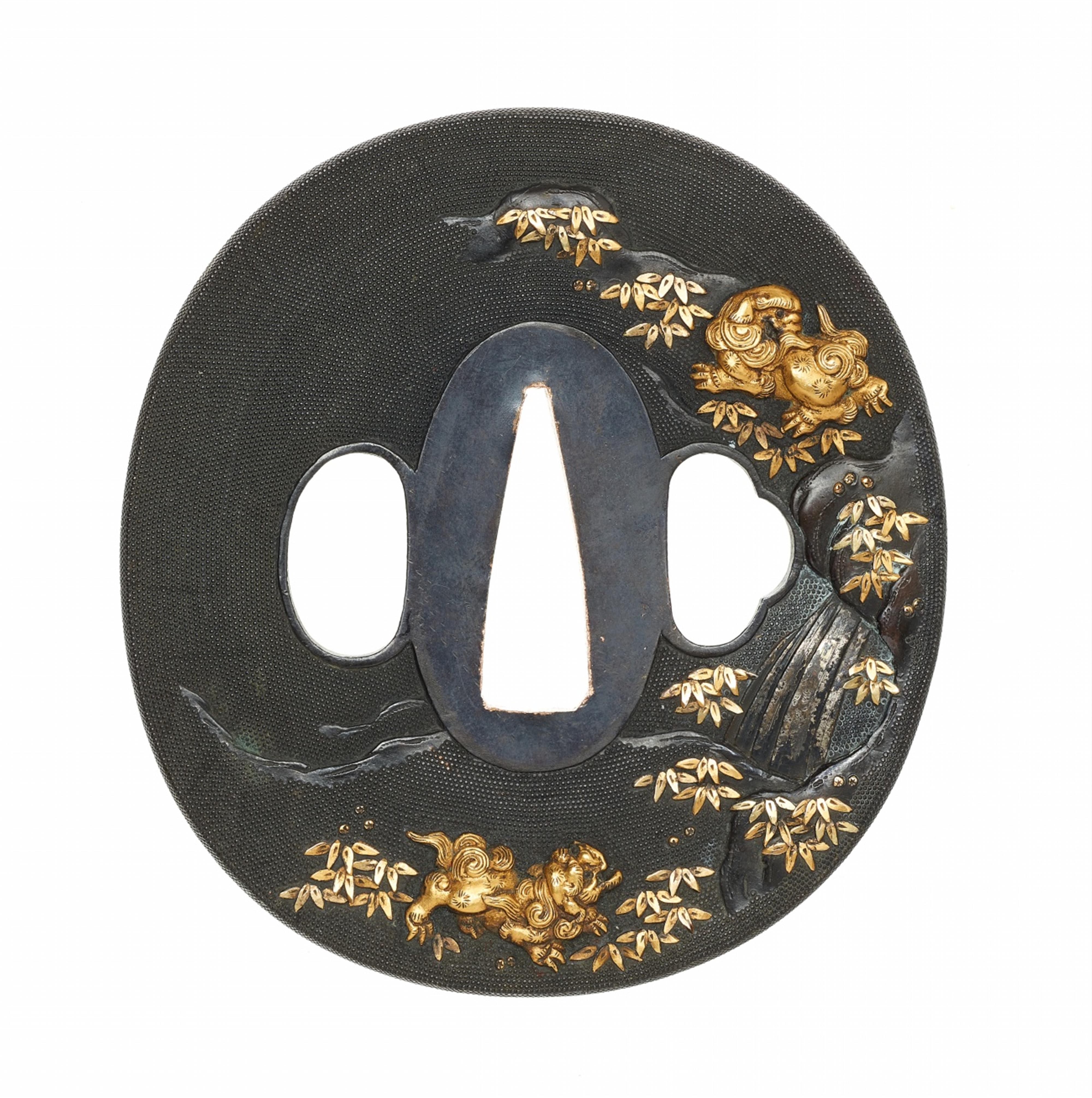 A complete Kyô-kinkô shakudô daishô koshirae. Edo period

 - image-4