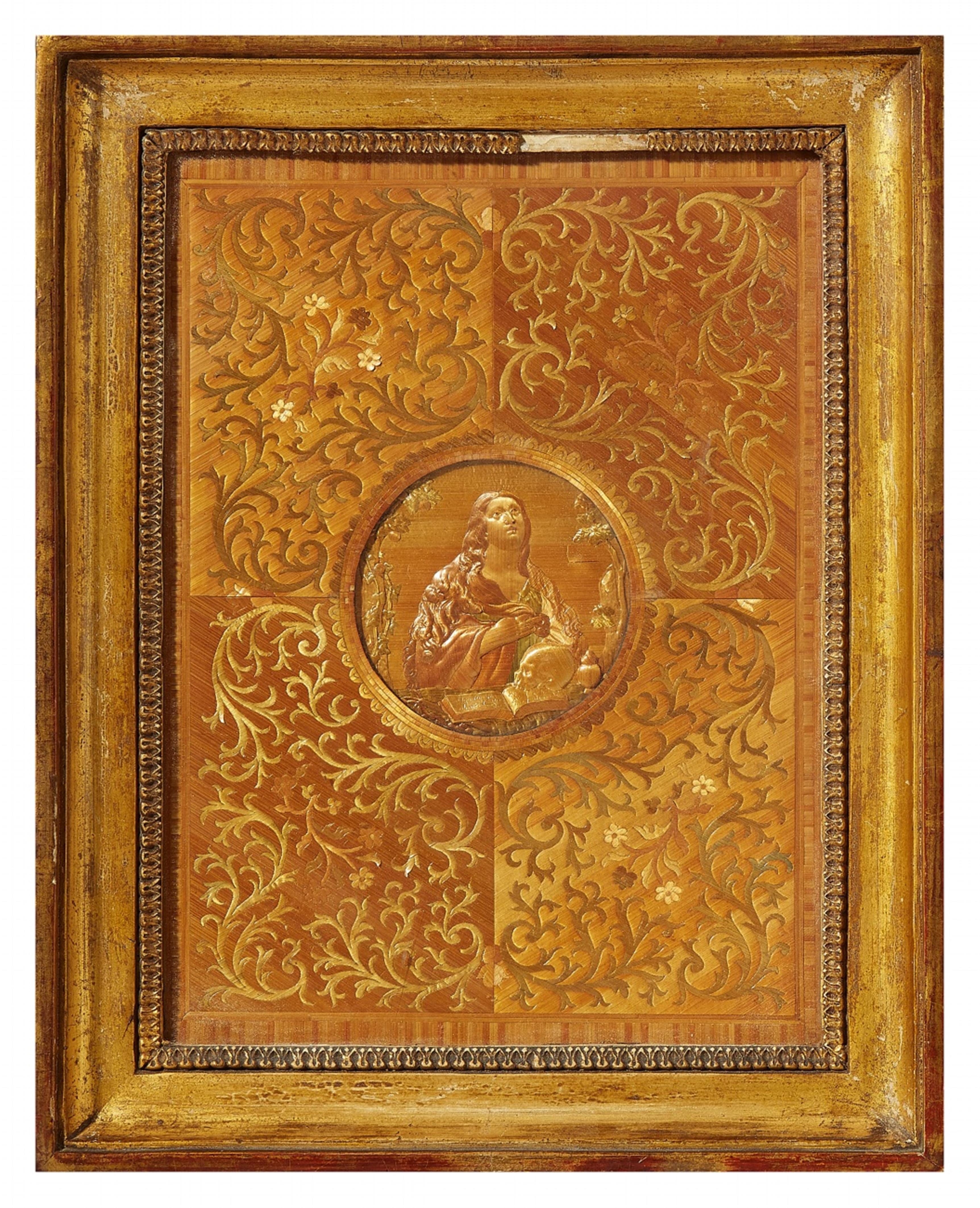 Two straw marquetry panels - image-3