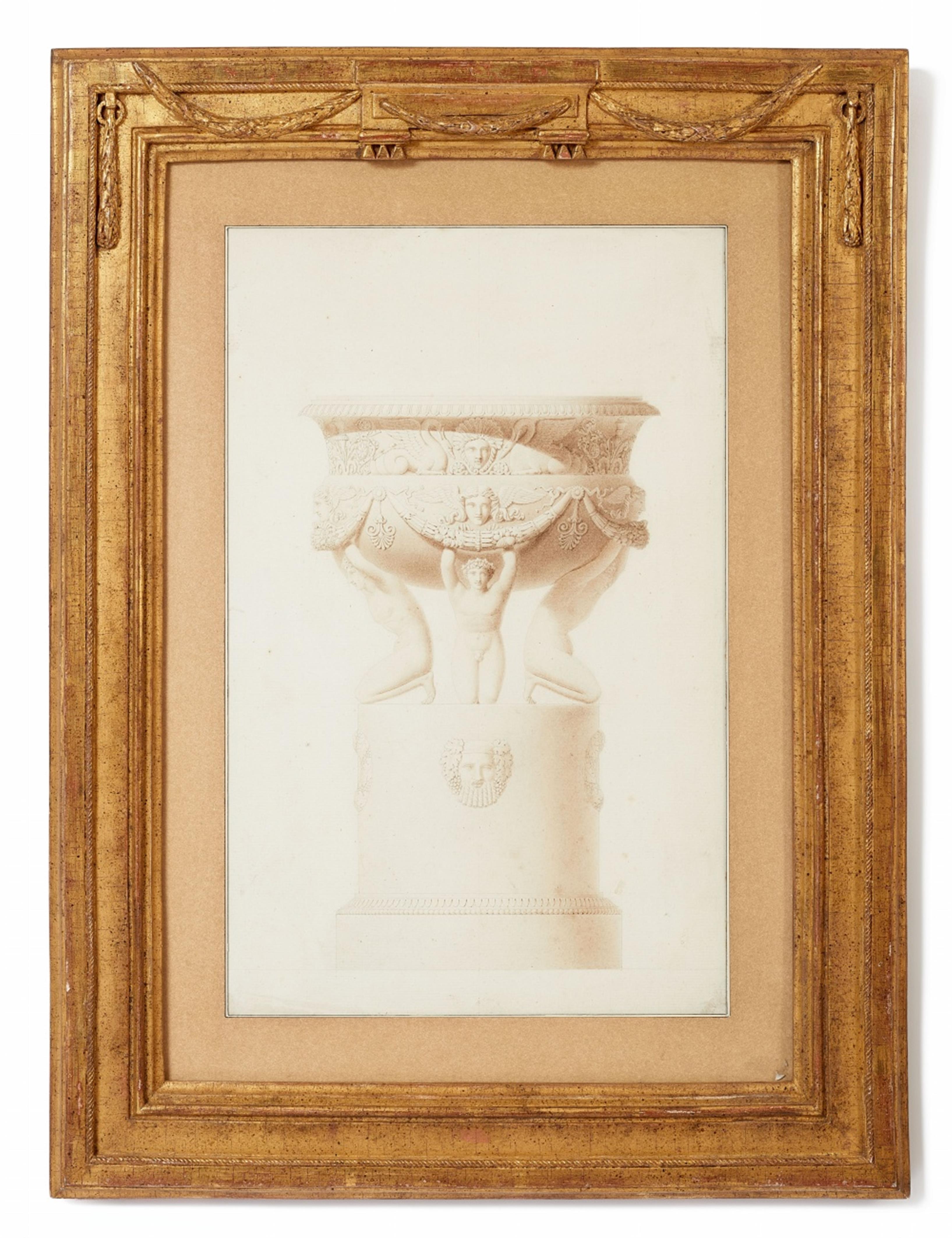 Adrien-Louis-Marie Cavelier - Design for a vermeil goblet, circa 1810 - image-1