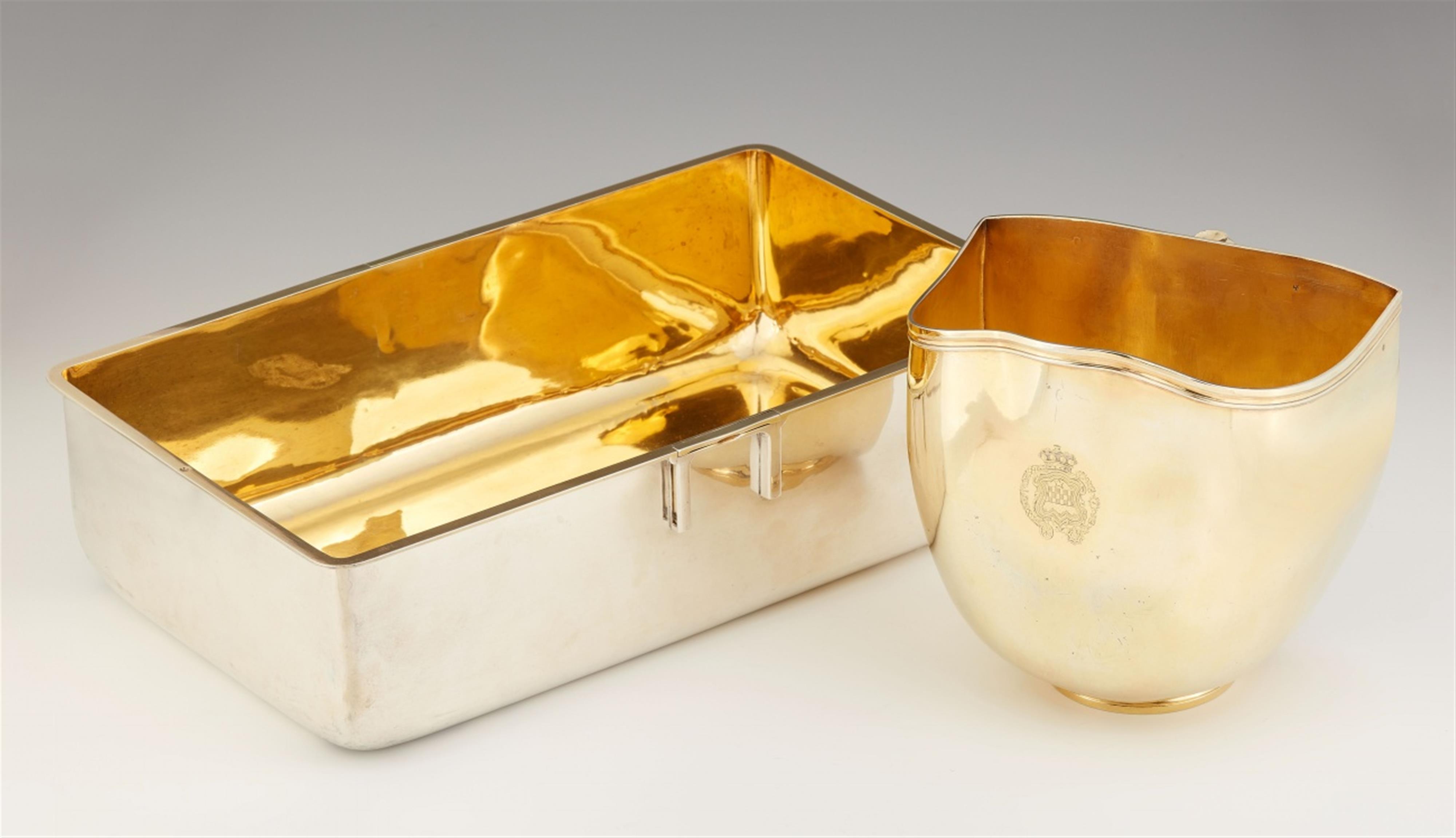 A silver gilt travel lavabo set made for Charles Stuart, 1st Baron Stuart de Rothesay - image-1