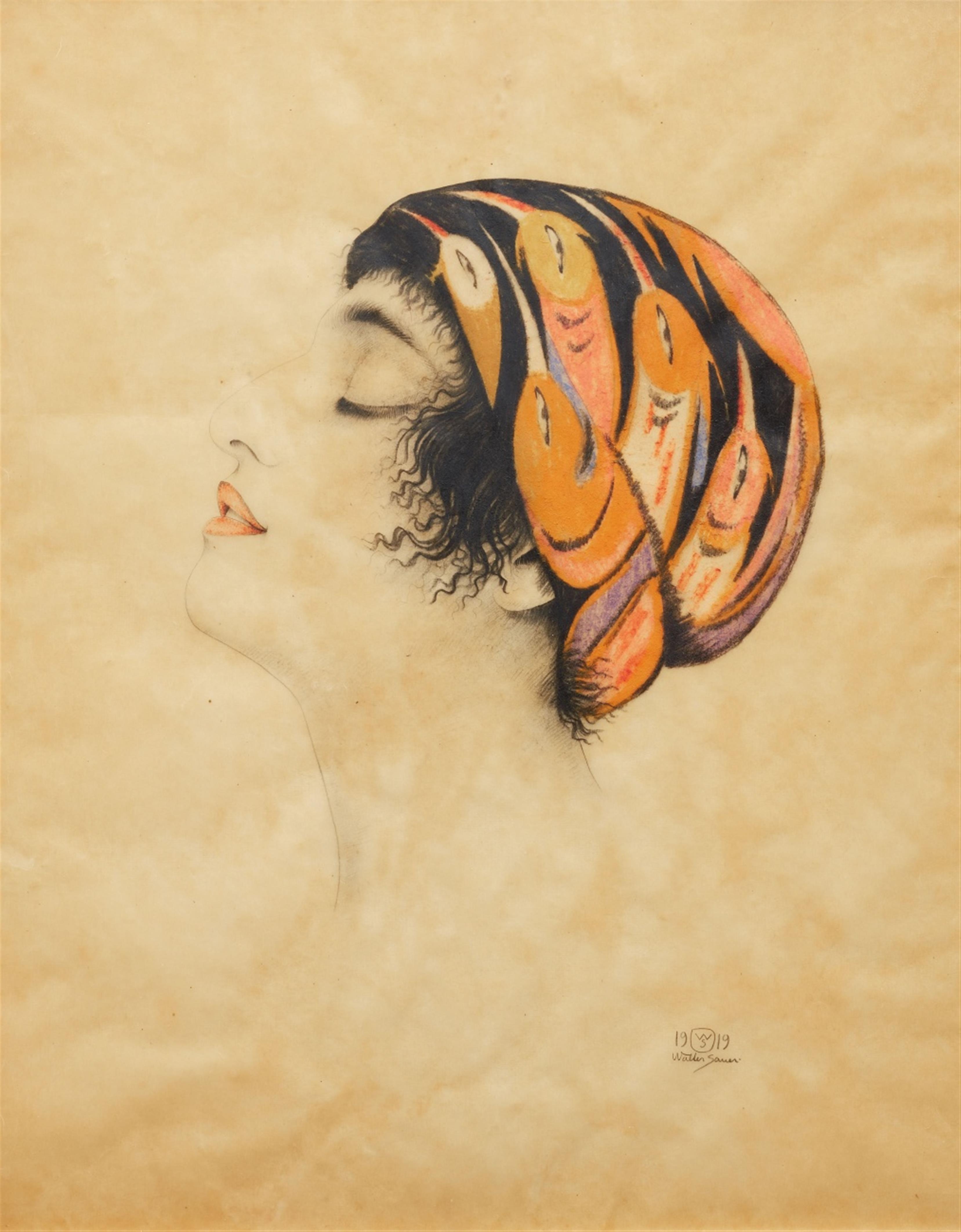 Walter Sauer - Woman in a Turban - image-1