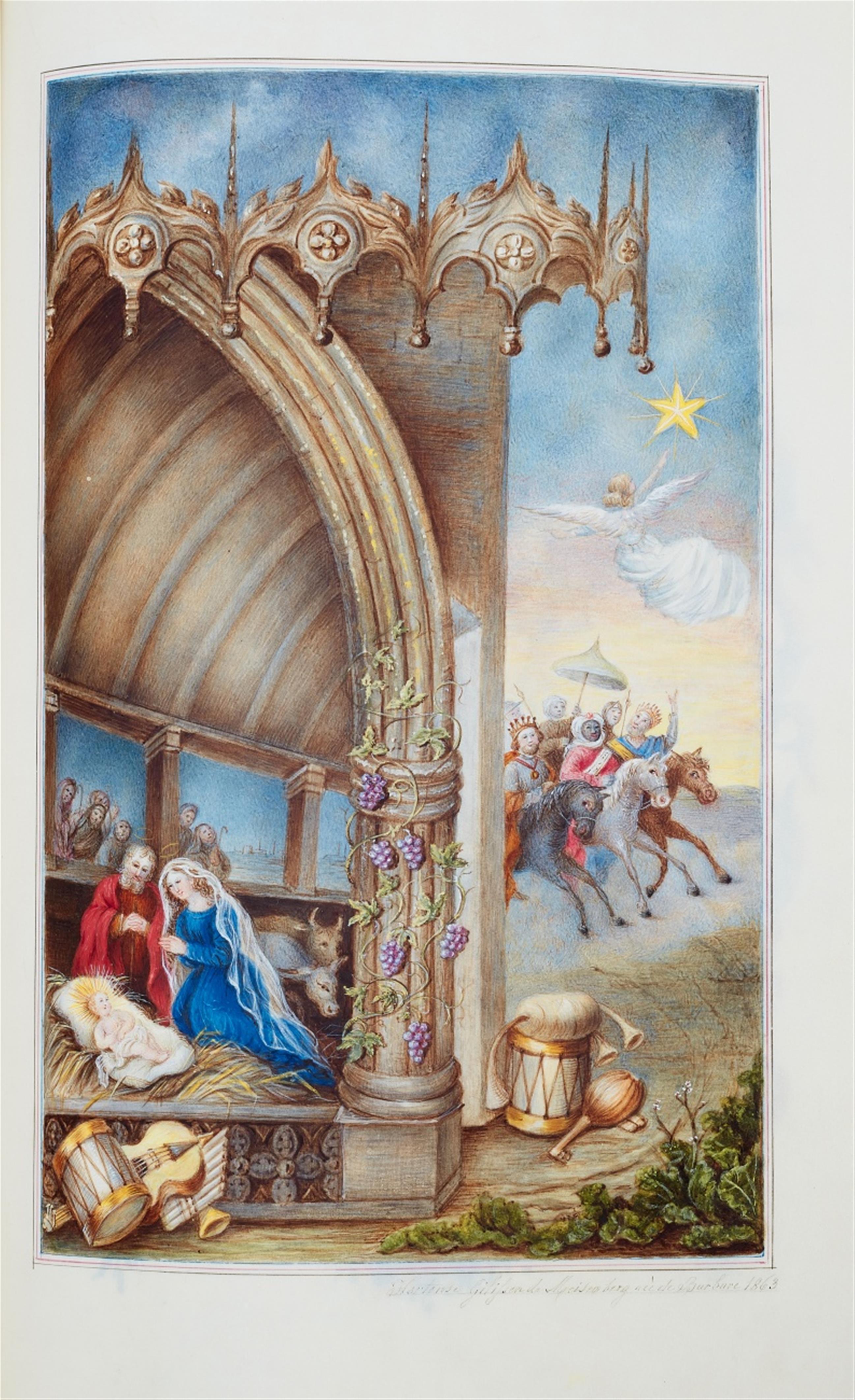 Mitglieder- und Gästebuch der "Confrérie des Roi Mages" am Kloster Berlaymont, Brüssel. - image-6
