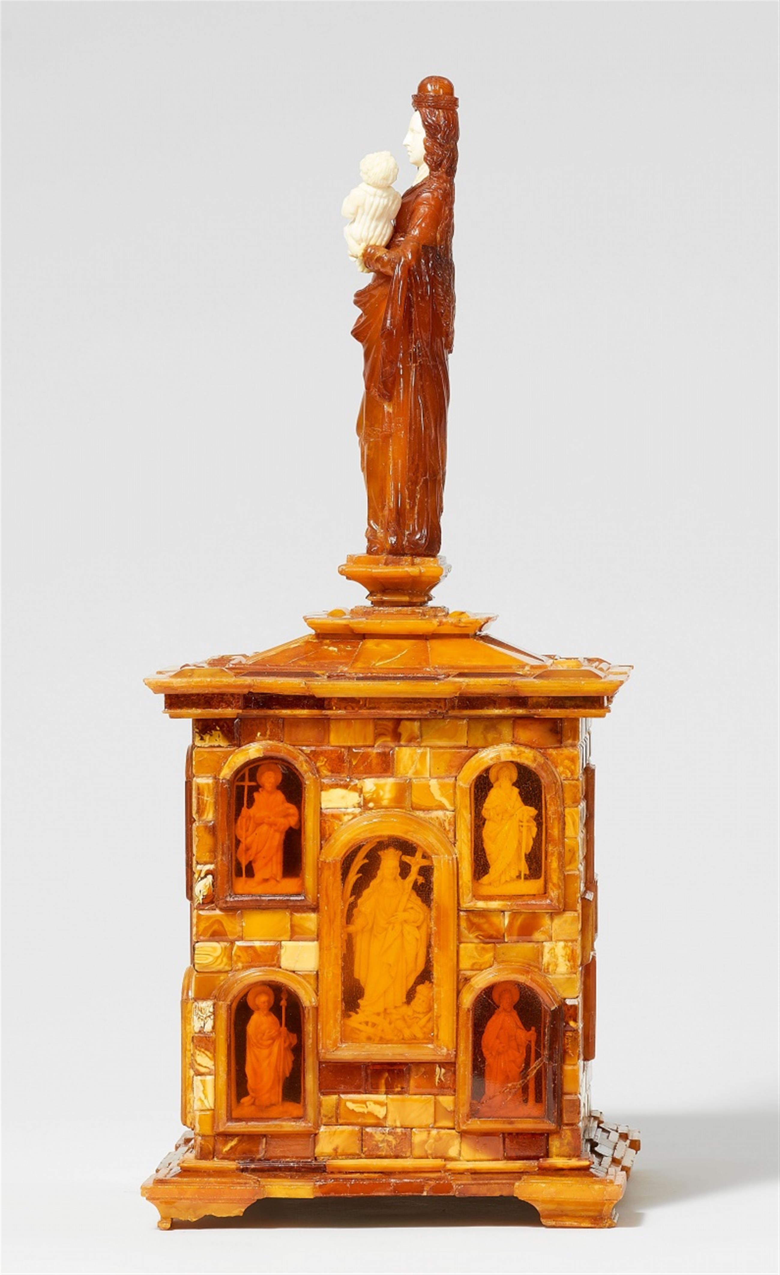 An important amber altarpiece from the treasury of Einsiedeln Abbey - image-2
