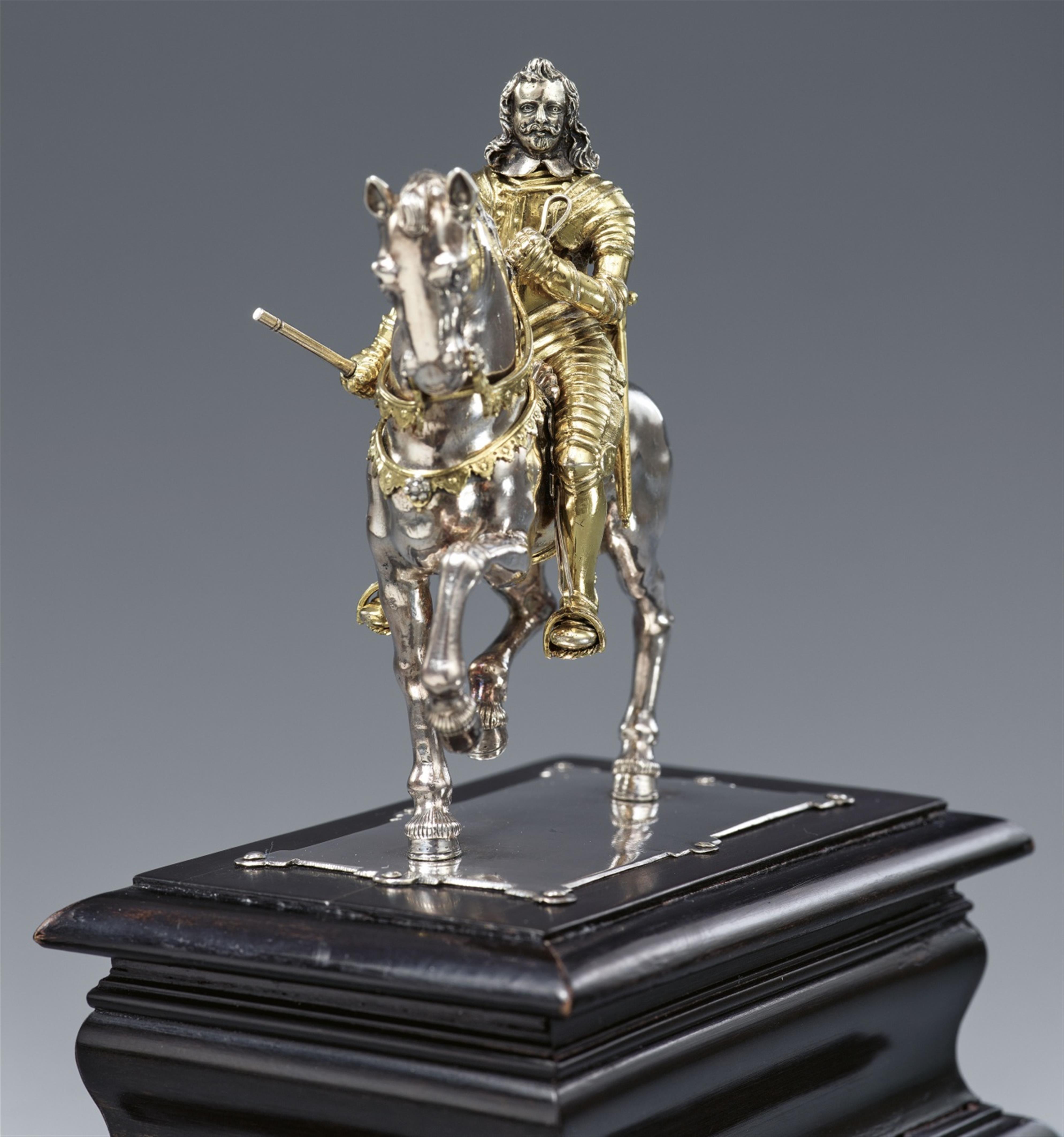 A small silver equestrian statue Emperor Ferdinand III - image-3
