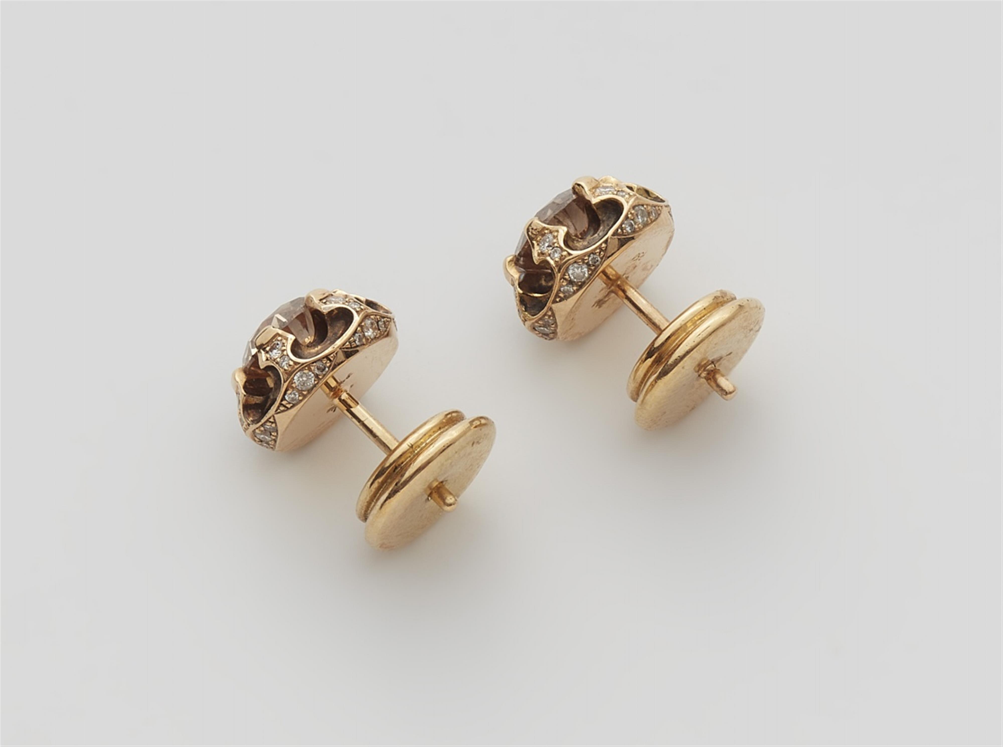 A pair of 18k rose gold stud earrings “Cosima“ - image-2