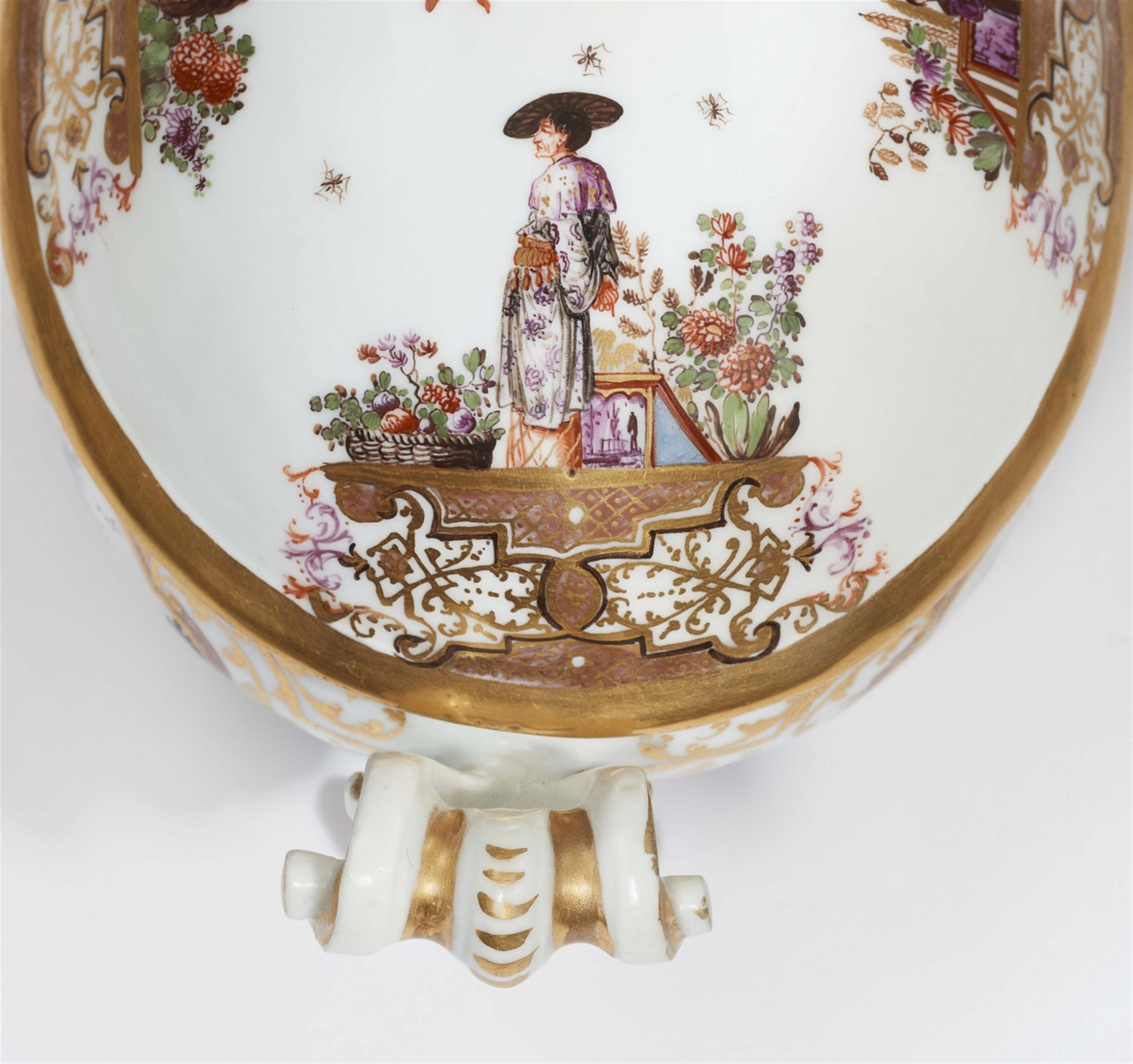 An exceptional Meissen porcelain tureen with chinoiseries and merchant navy scenes - image-6