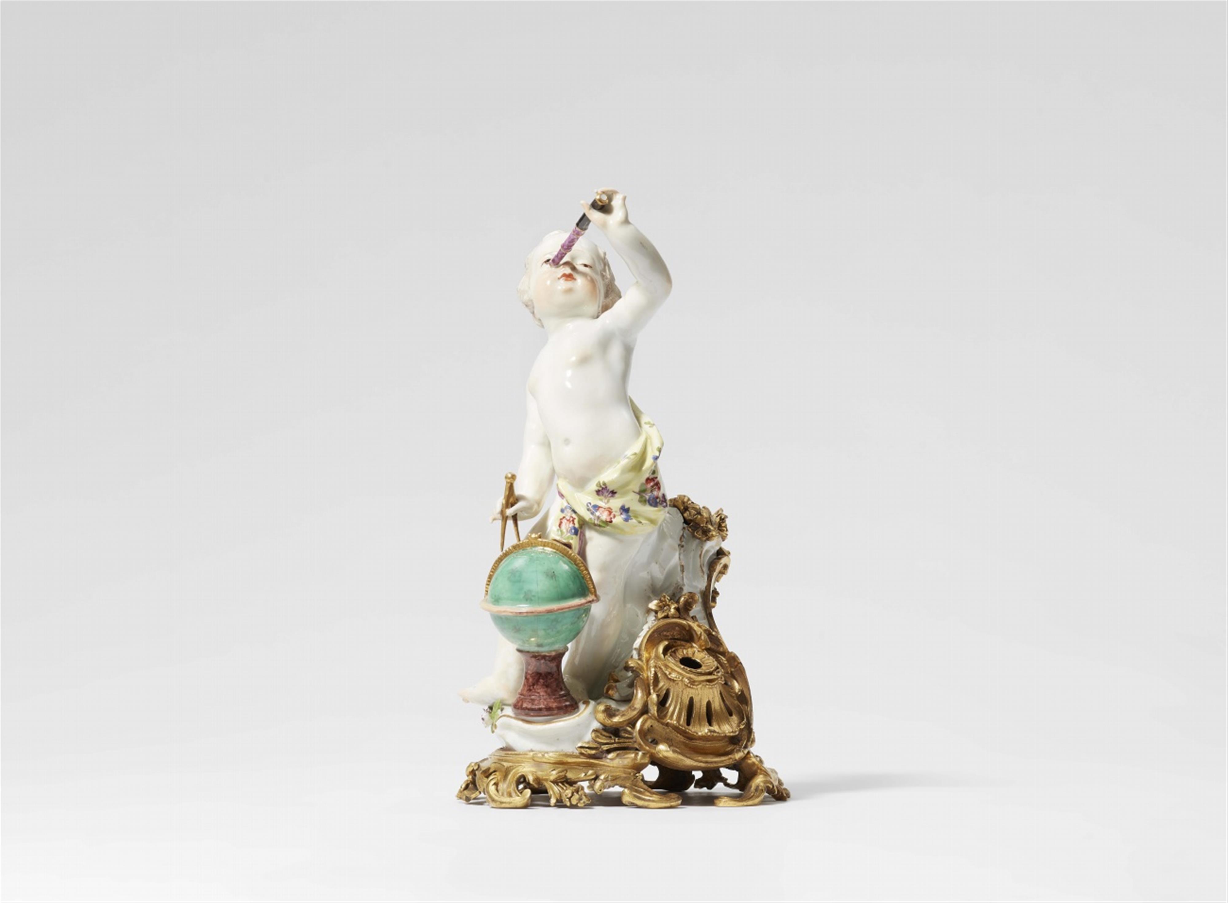 A Meissen porcelain putto as an allegory of astronomy - image-1