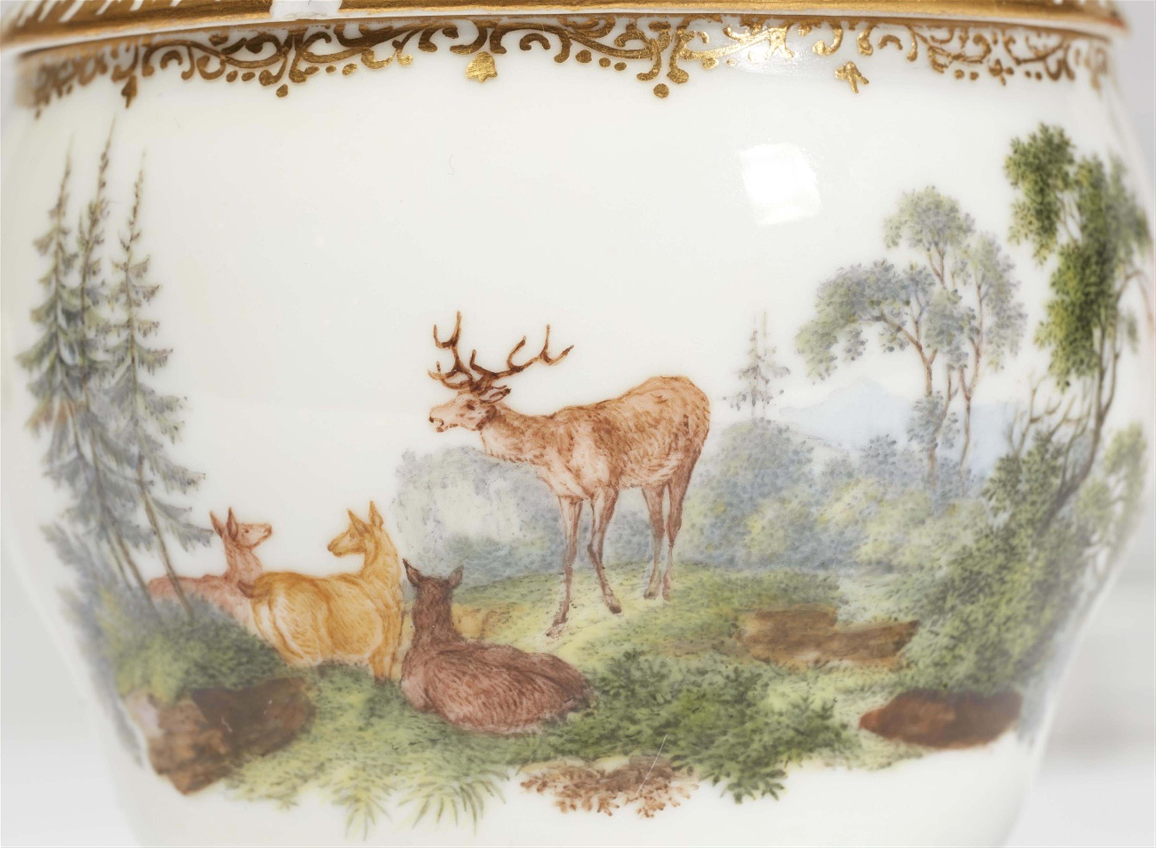 A Meissen porcelain solitaire with hunting scenes - image-11