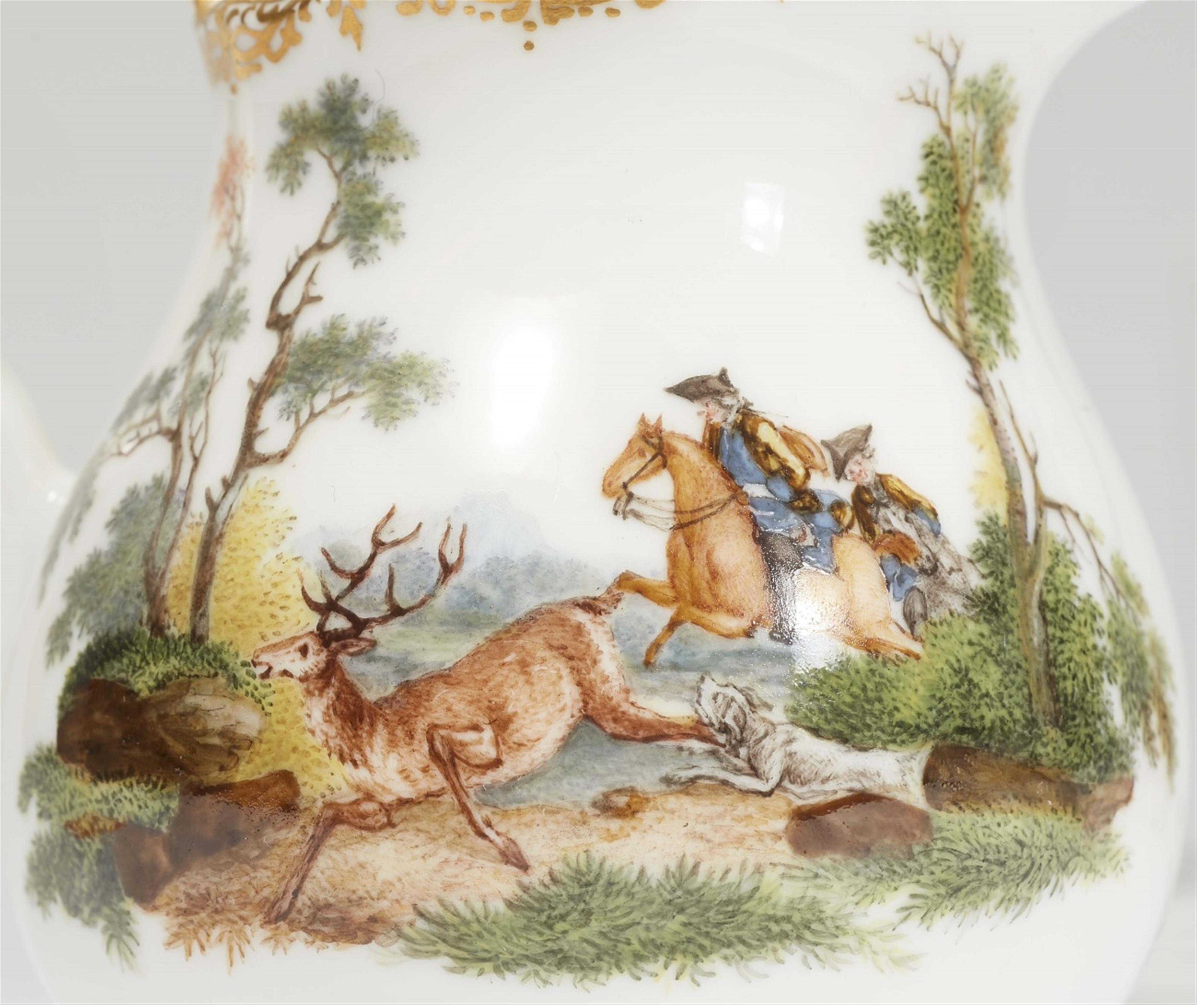 A Meissen porcelain solitaire with hunting scenes - image-14