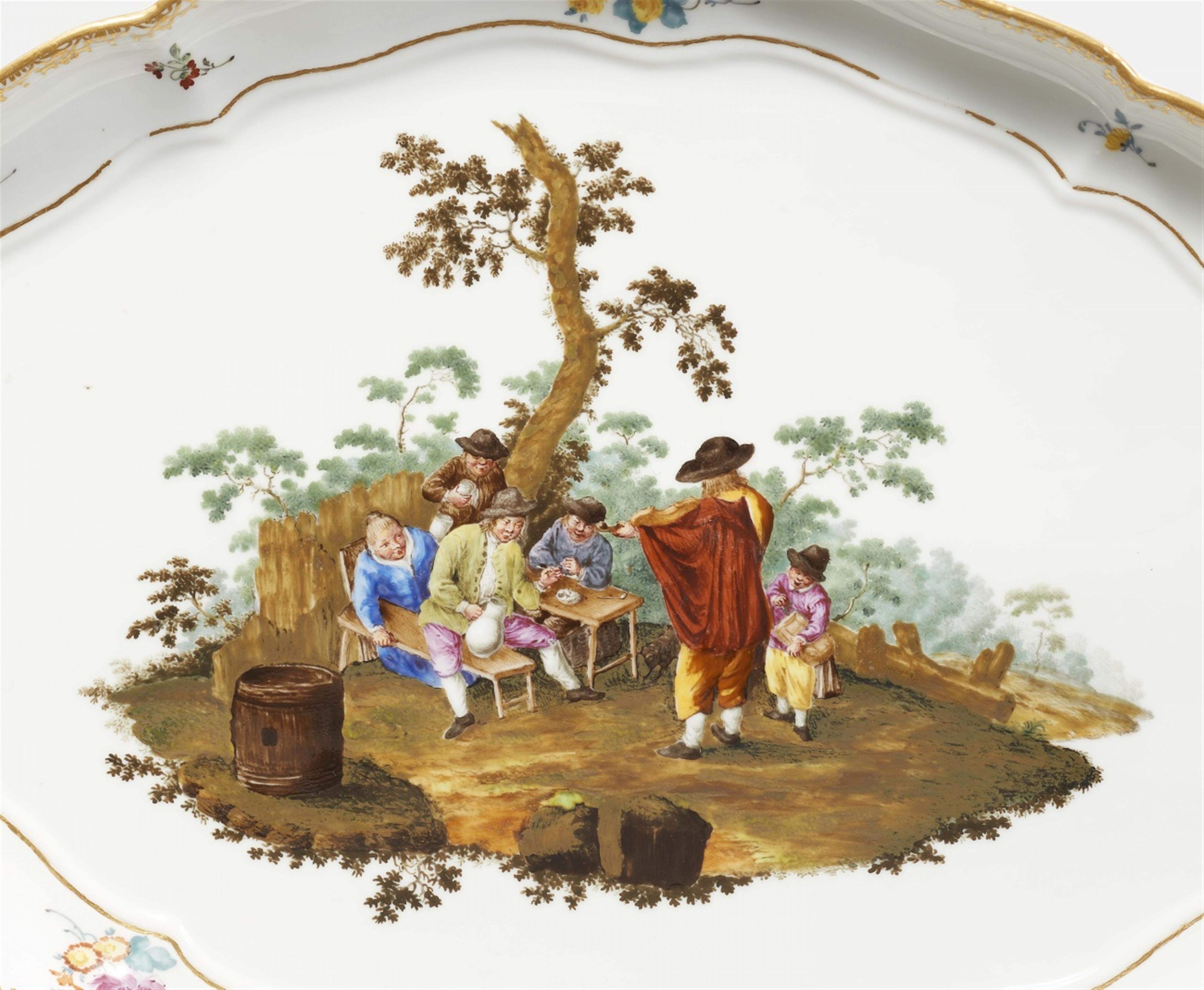 A Meissen porcelain déjeuner with scenes after David Teniers - image-3