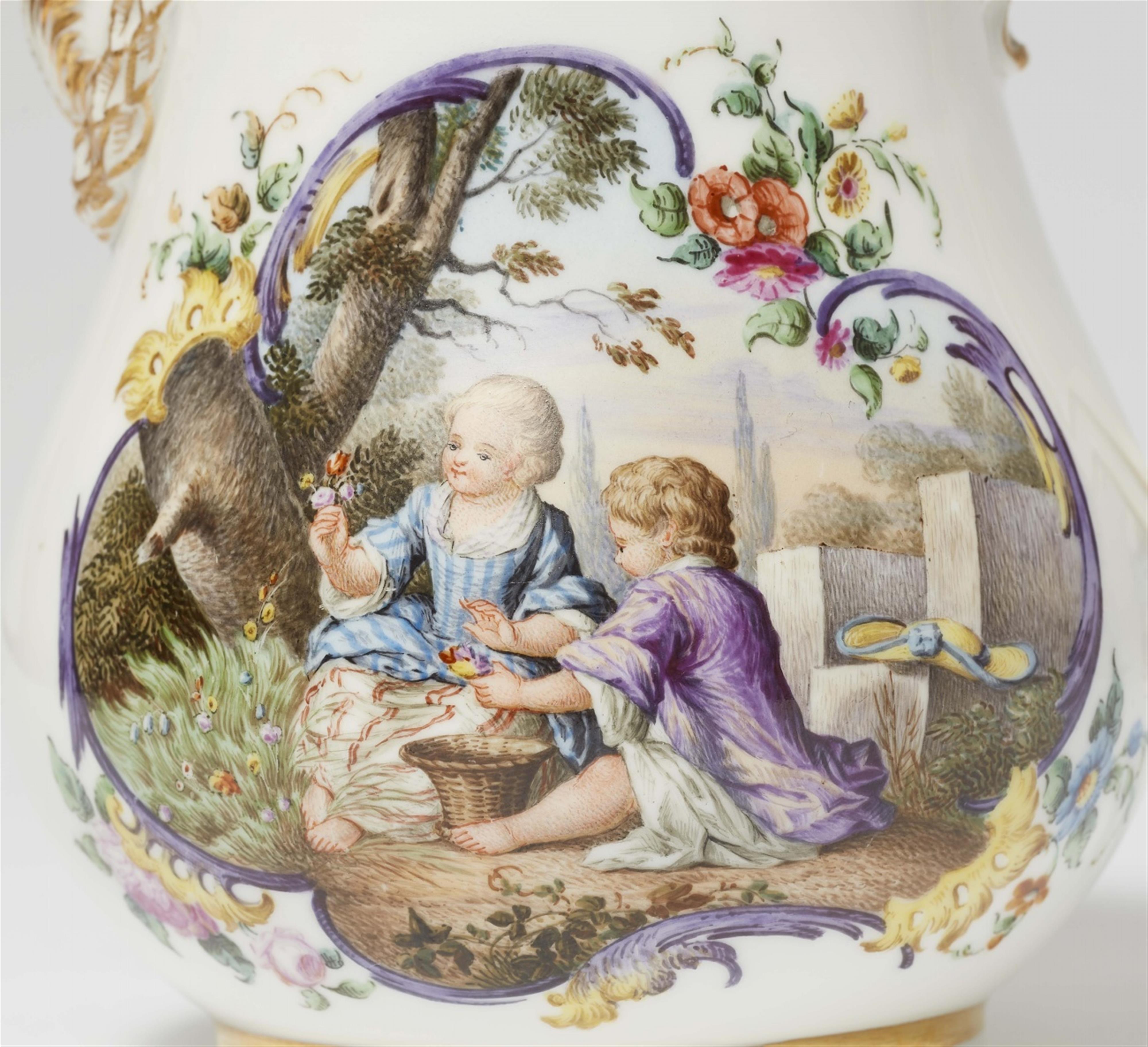 Six items from a Meissen porcelain déjeuner with children - image-9