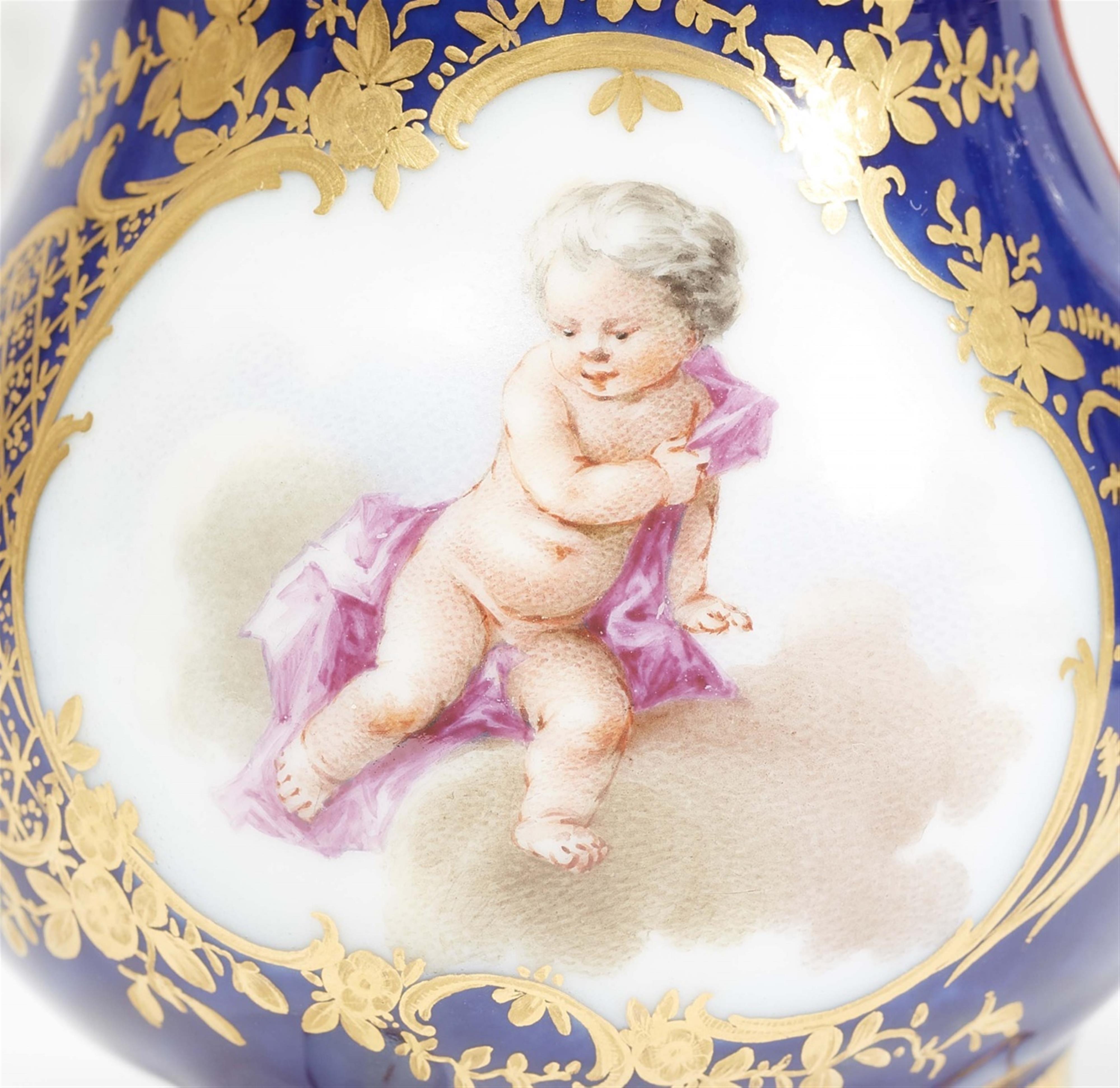 A rare Meissen porcelain déjeuner with putti - image-20