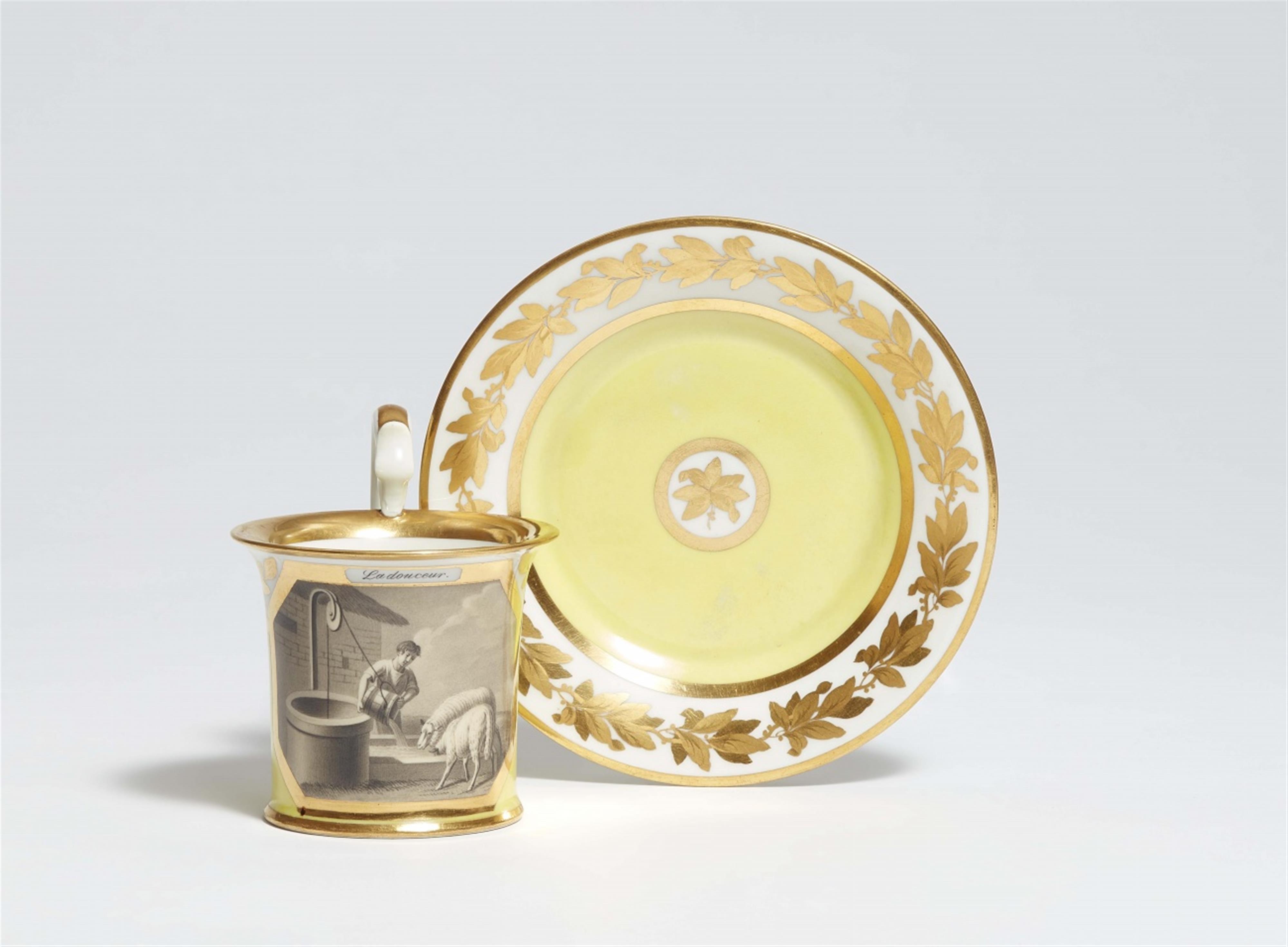 A Vienna porcelain cup “La douceur” - image-1