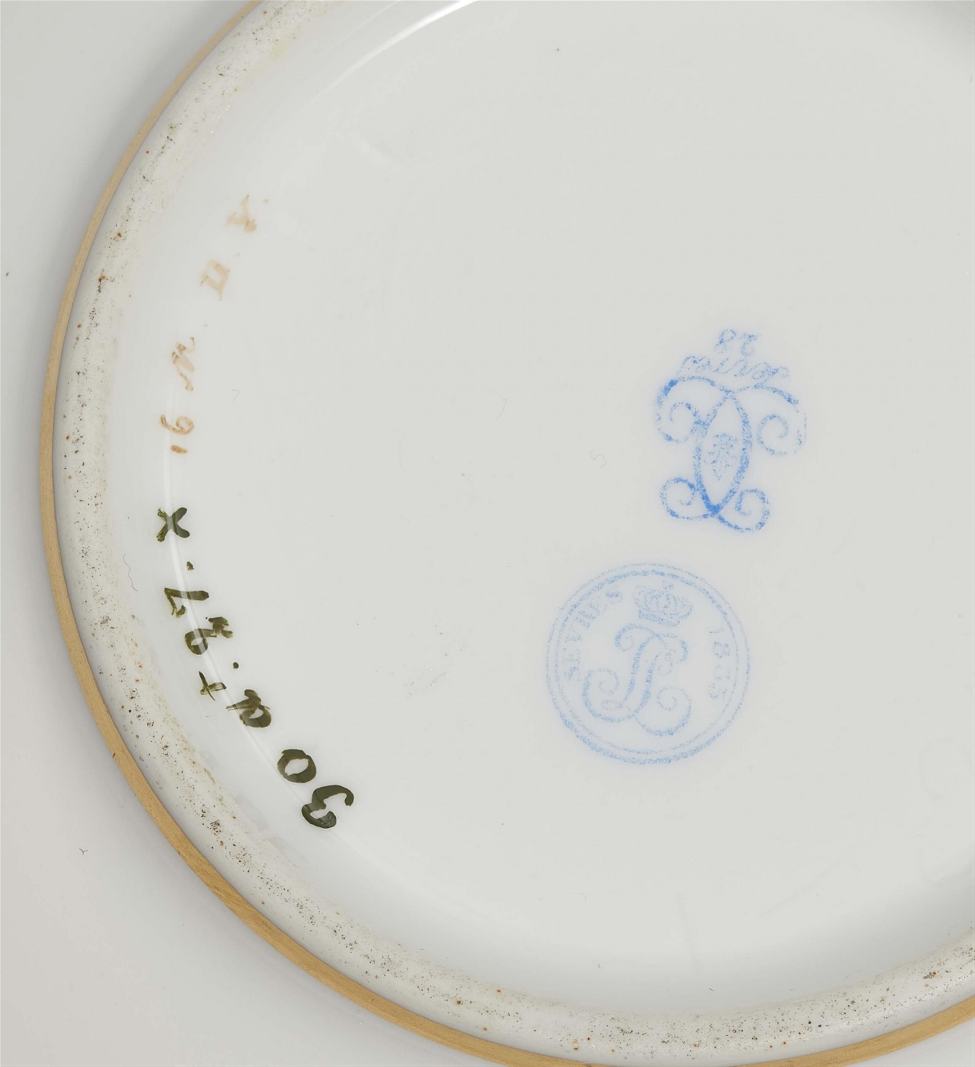 A Sèvres porcelain cup with a view of Ecouen Palace - image-2