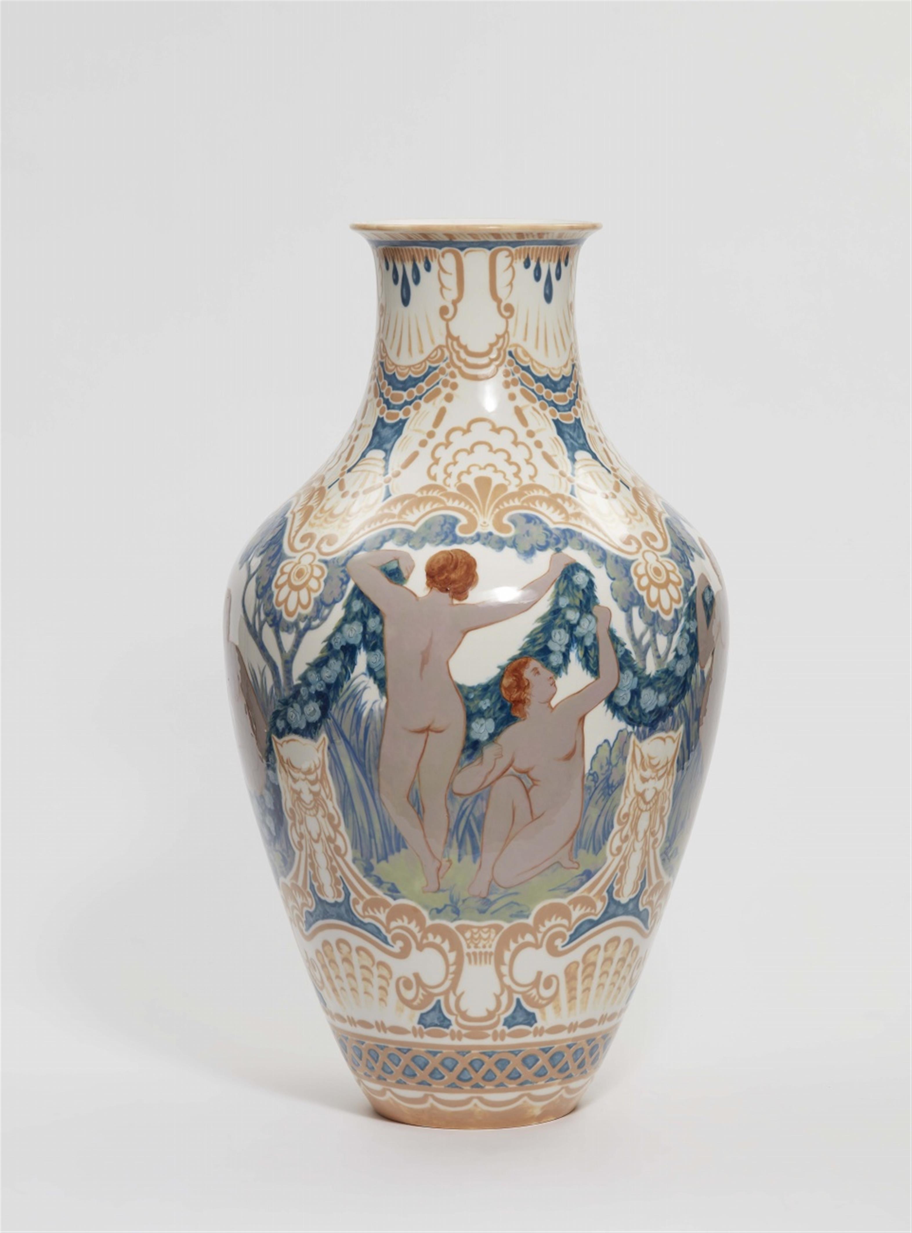 A Sèvres porcelain vase with bathing figures - image-4