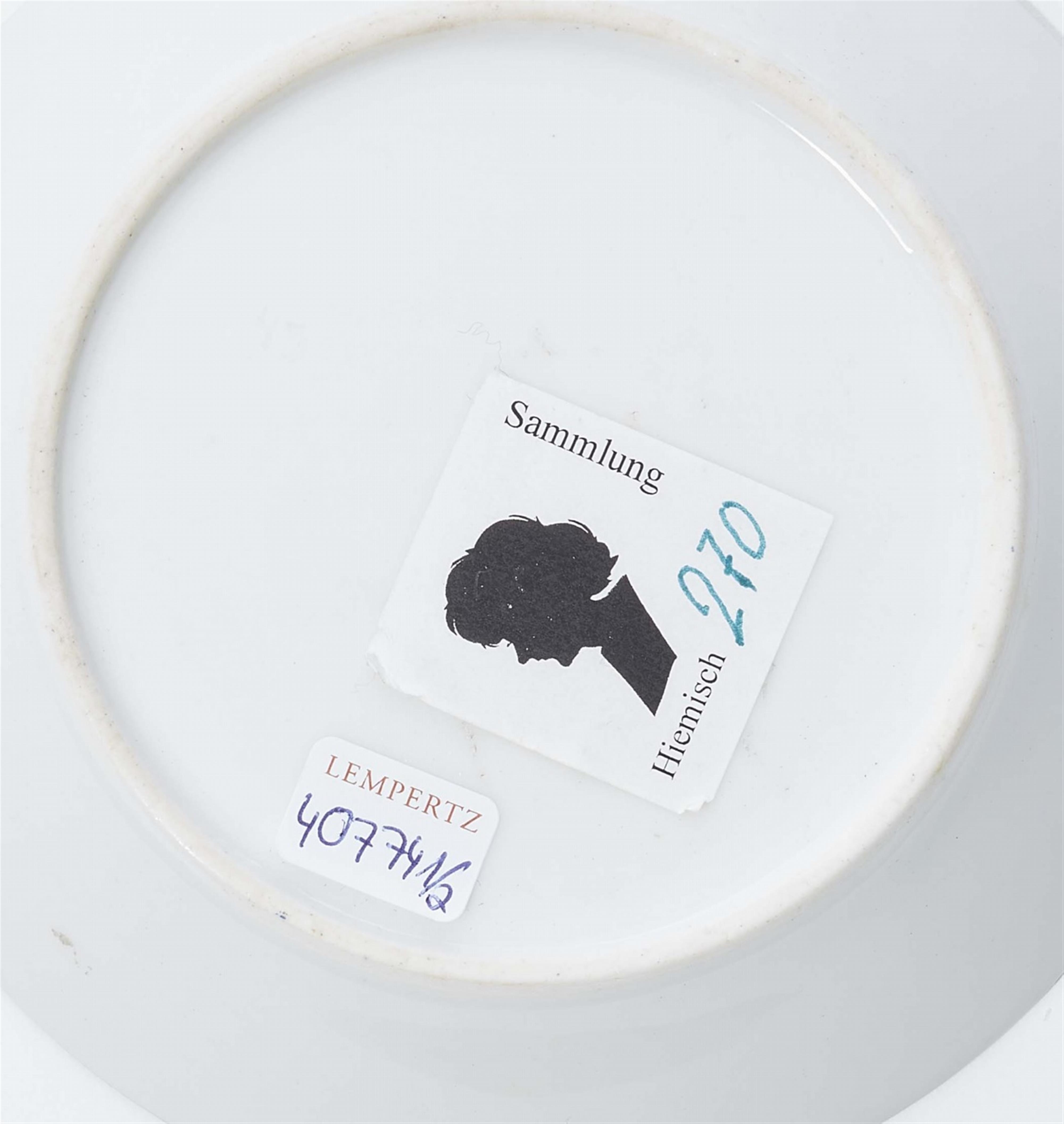 A Meissen porcelain cup and saucer with the death of Clorinde - image-2