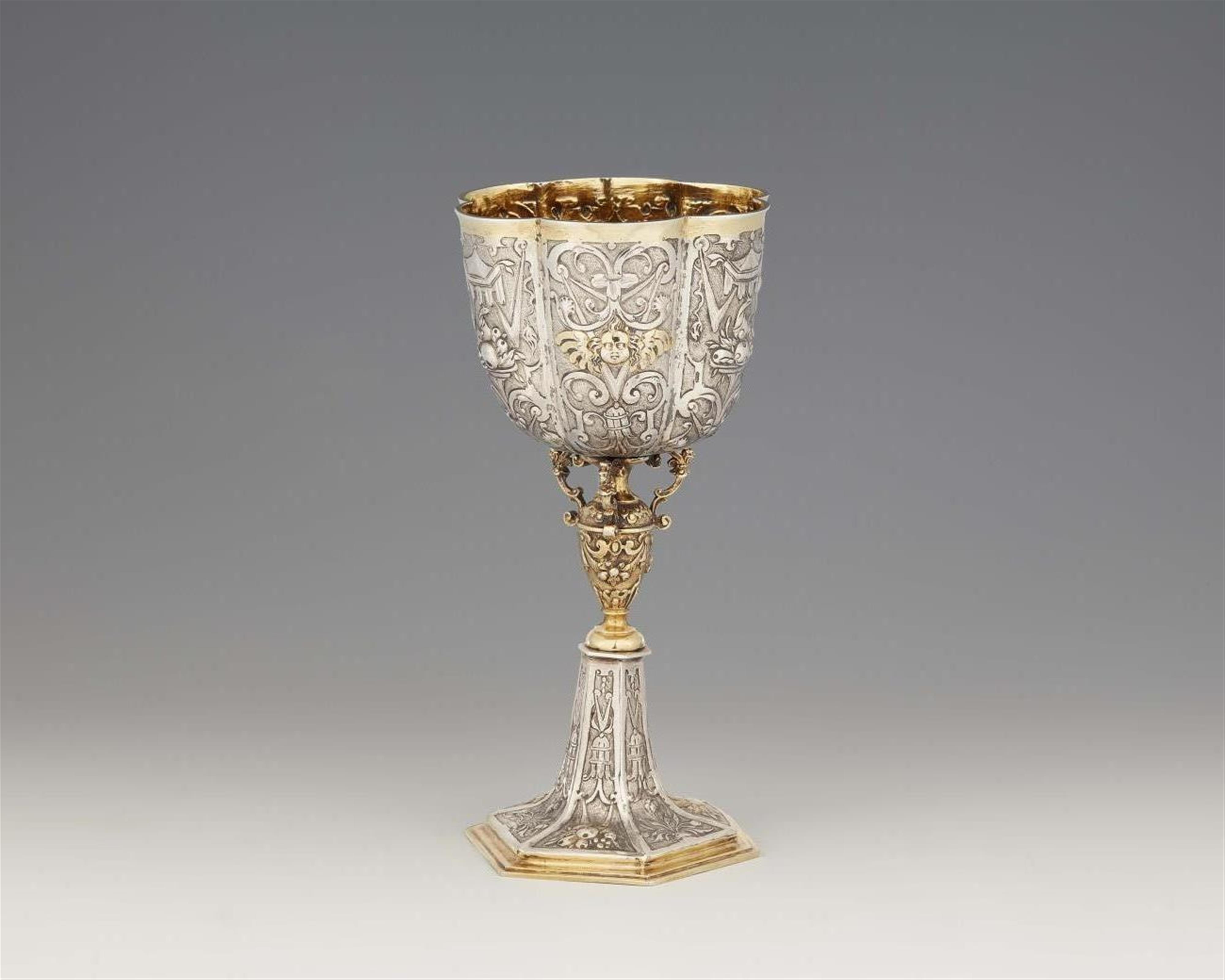 A rare Durlach Renaissance silver goblet - image-1