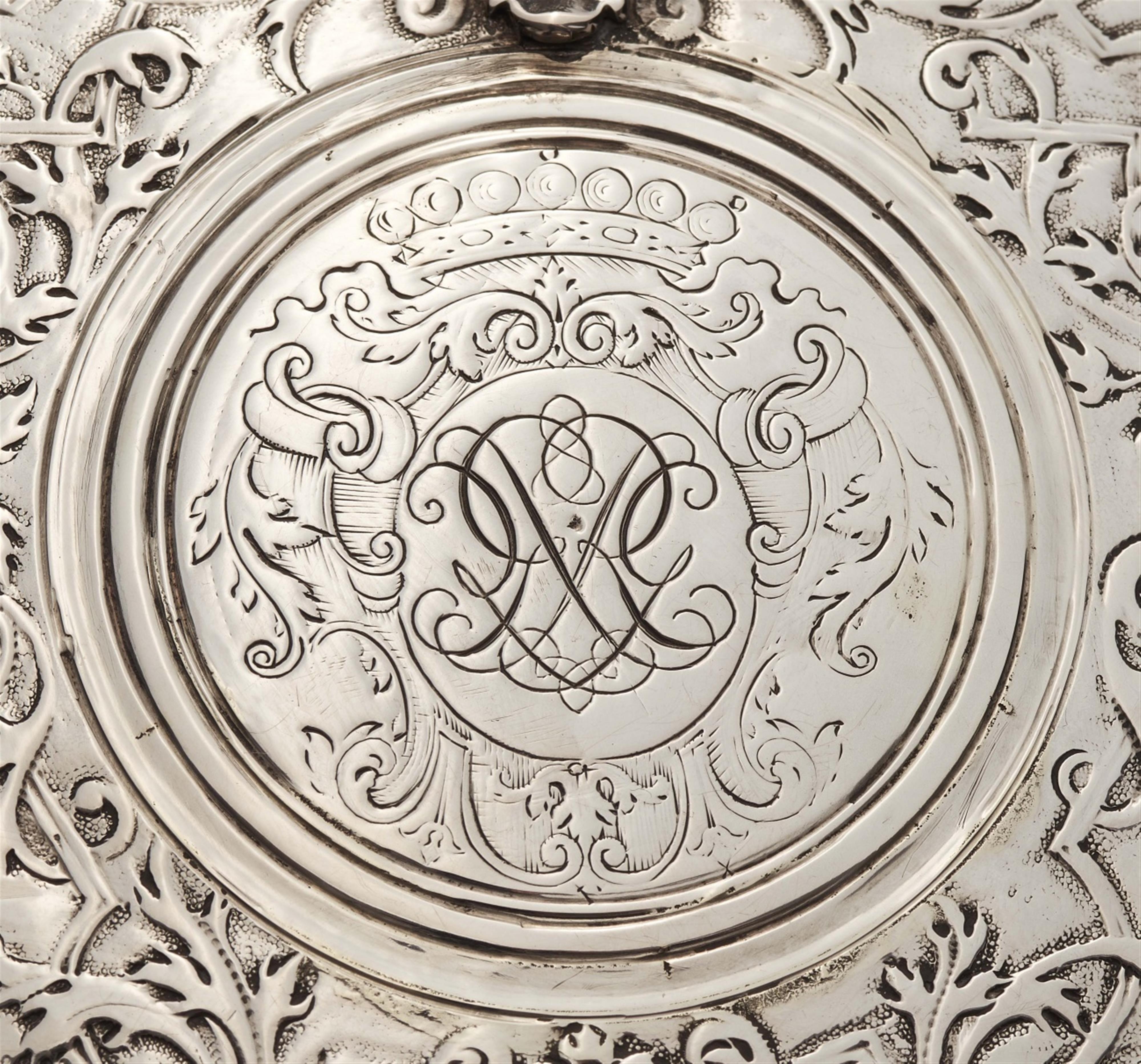 A Bergen silver mounted yongzheng porcelein tankard - image-2