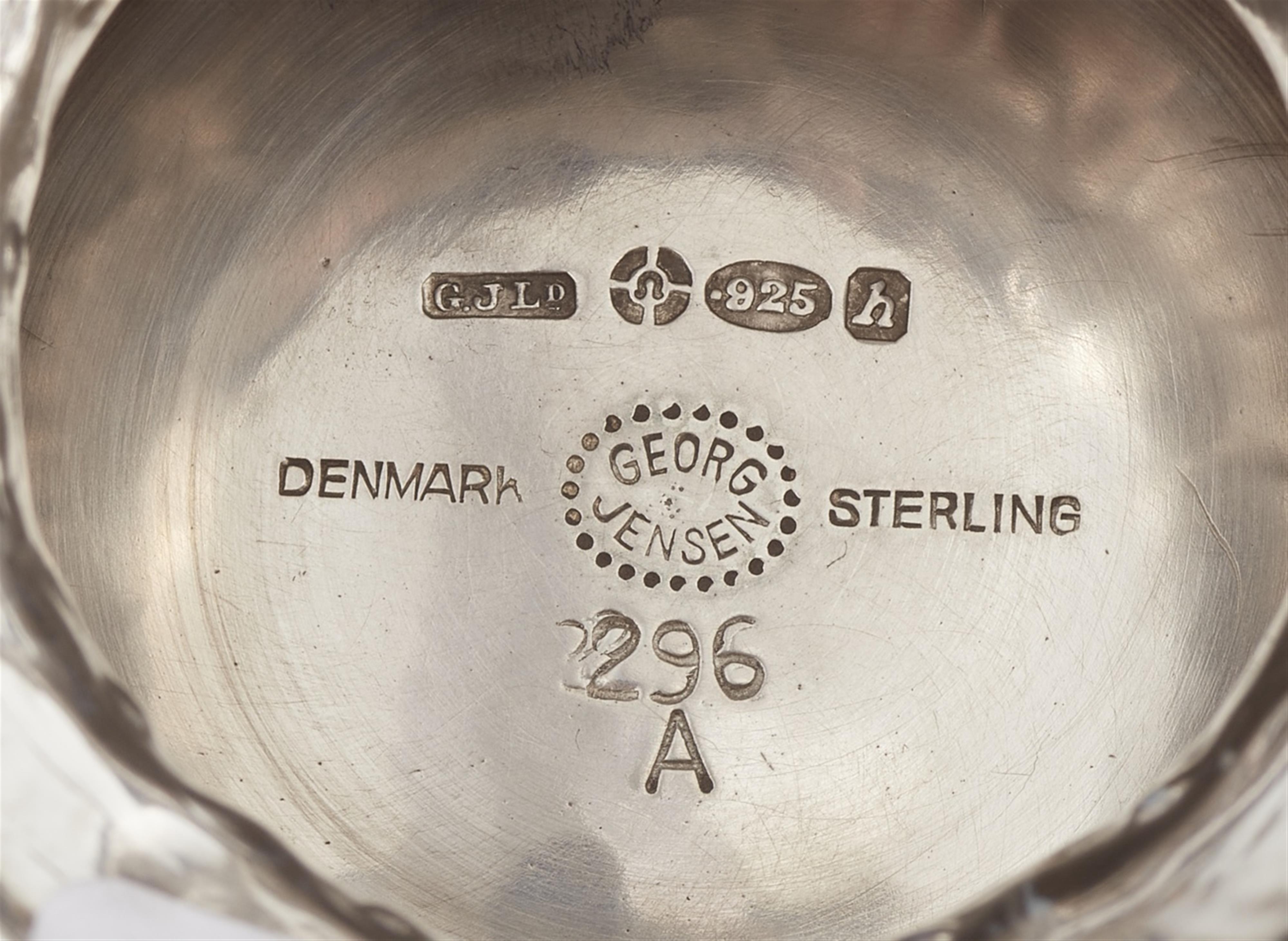 A Georg Jensen Copenhagen silver sugar caster, model no. 296 - image-2