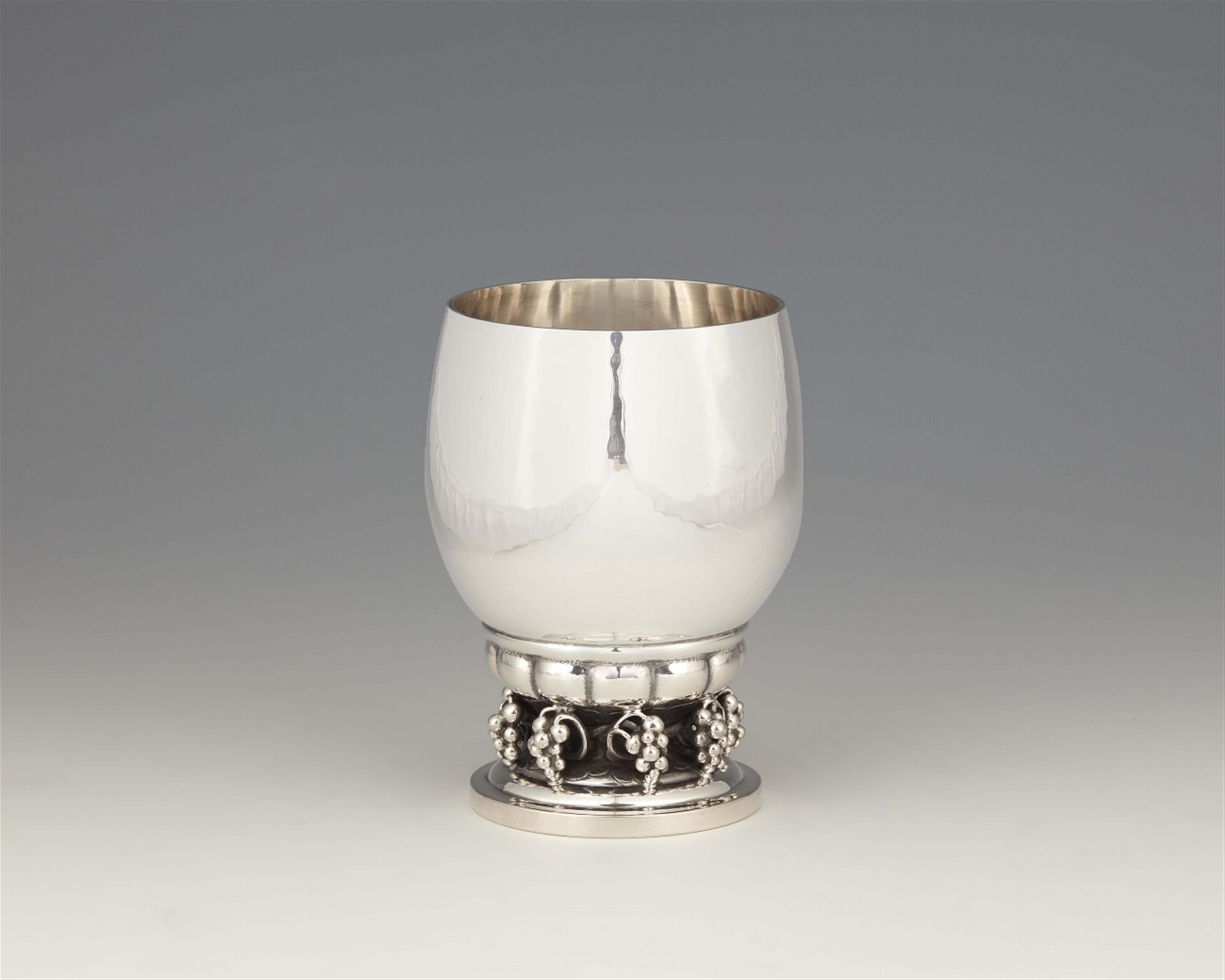 A Georg Jensen Copenhagen silver beaker, model no. 110 - image-1