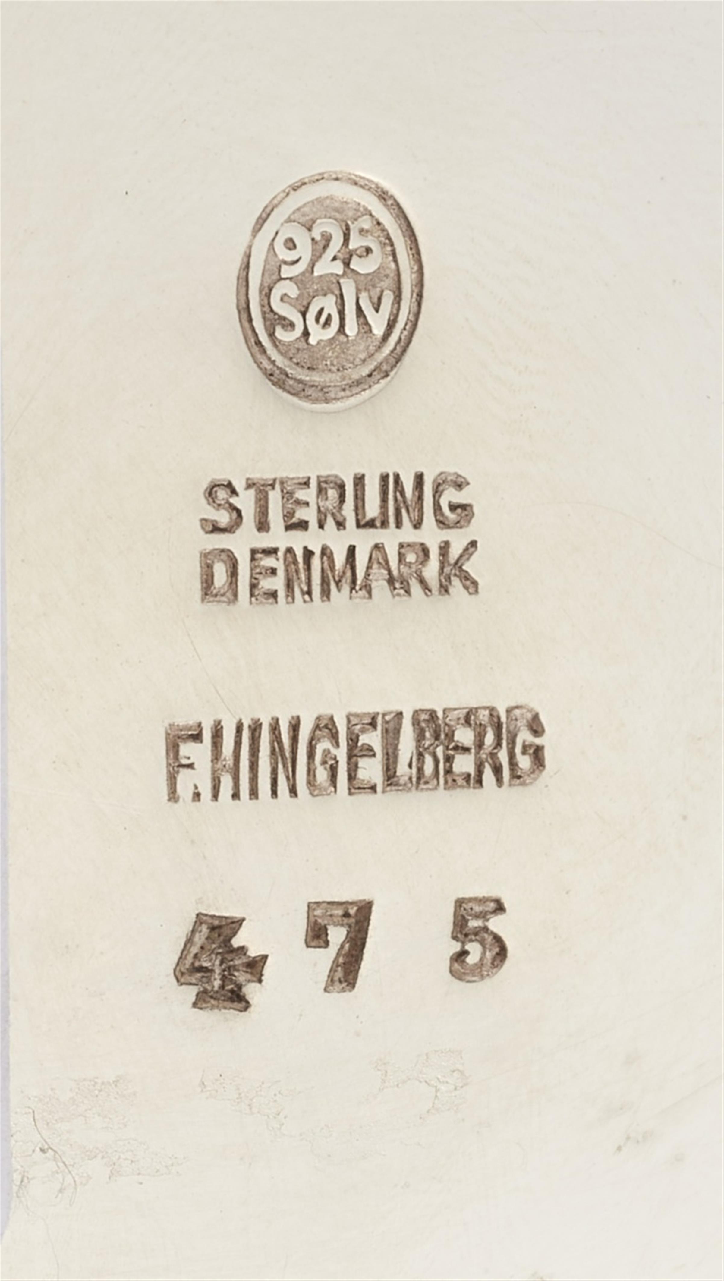 A Frantz Hingelberg Aarhus silver sweet meat bowl, model no. 475 - image-2