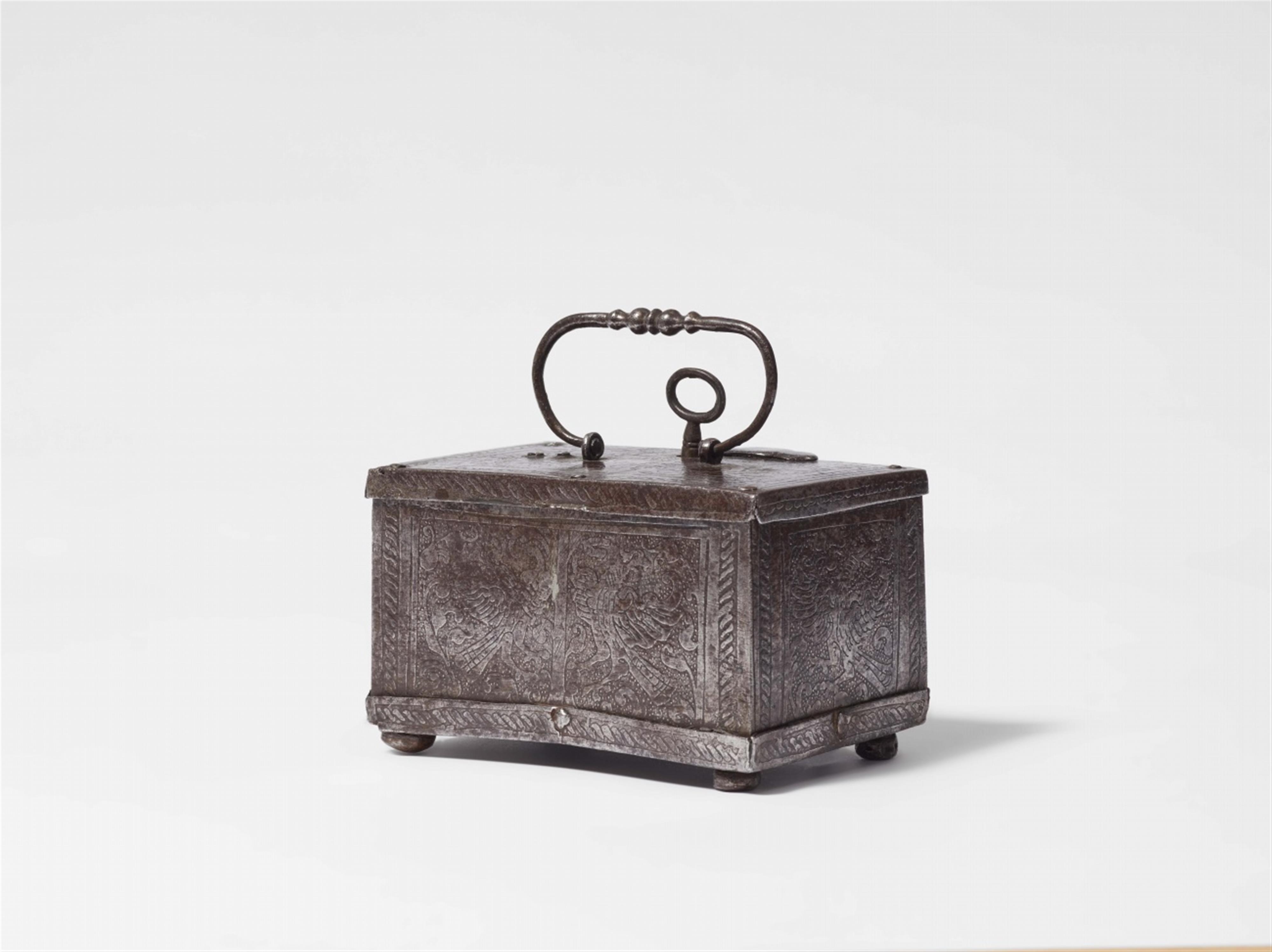 A South German wrought iron box - image-1