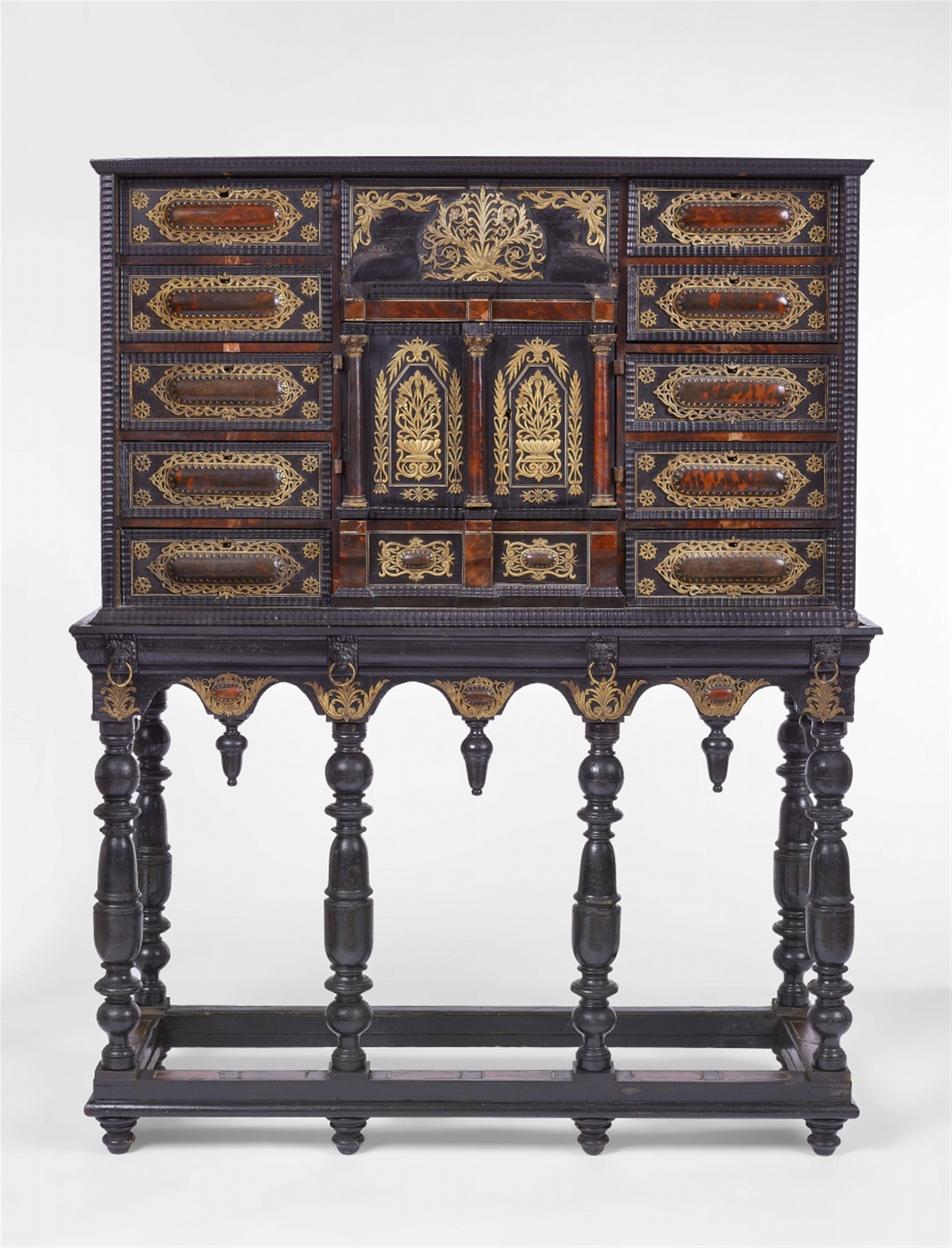 An Antwerp inlaid cabinet - image-1