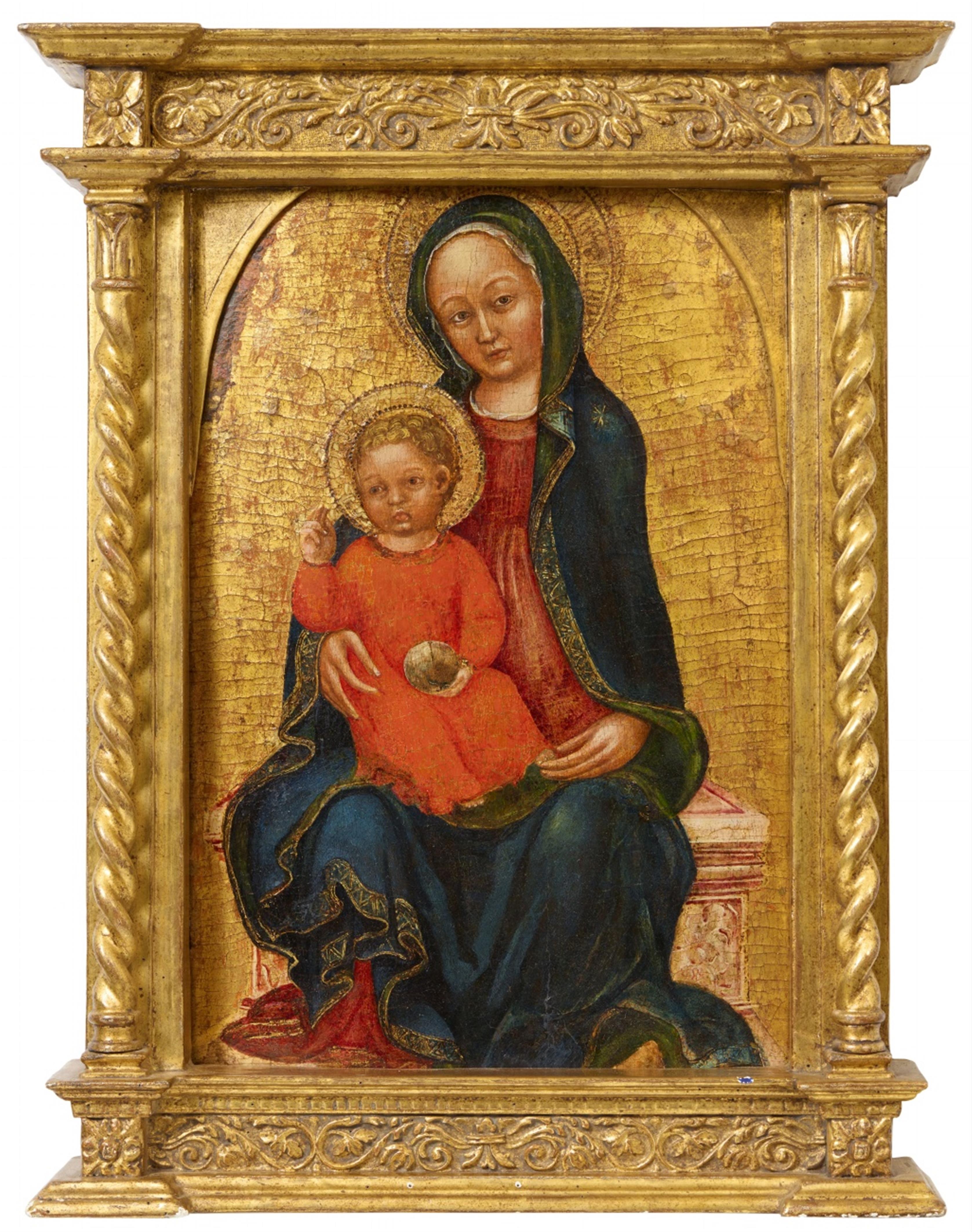 Umbrischer Meister des 15. Jahrhunderts - Madonna mit Kind - image-1