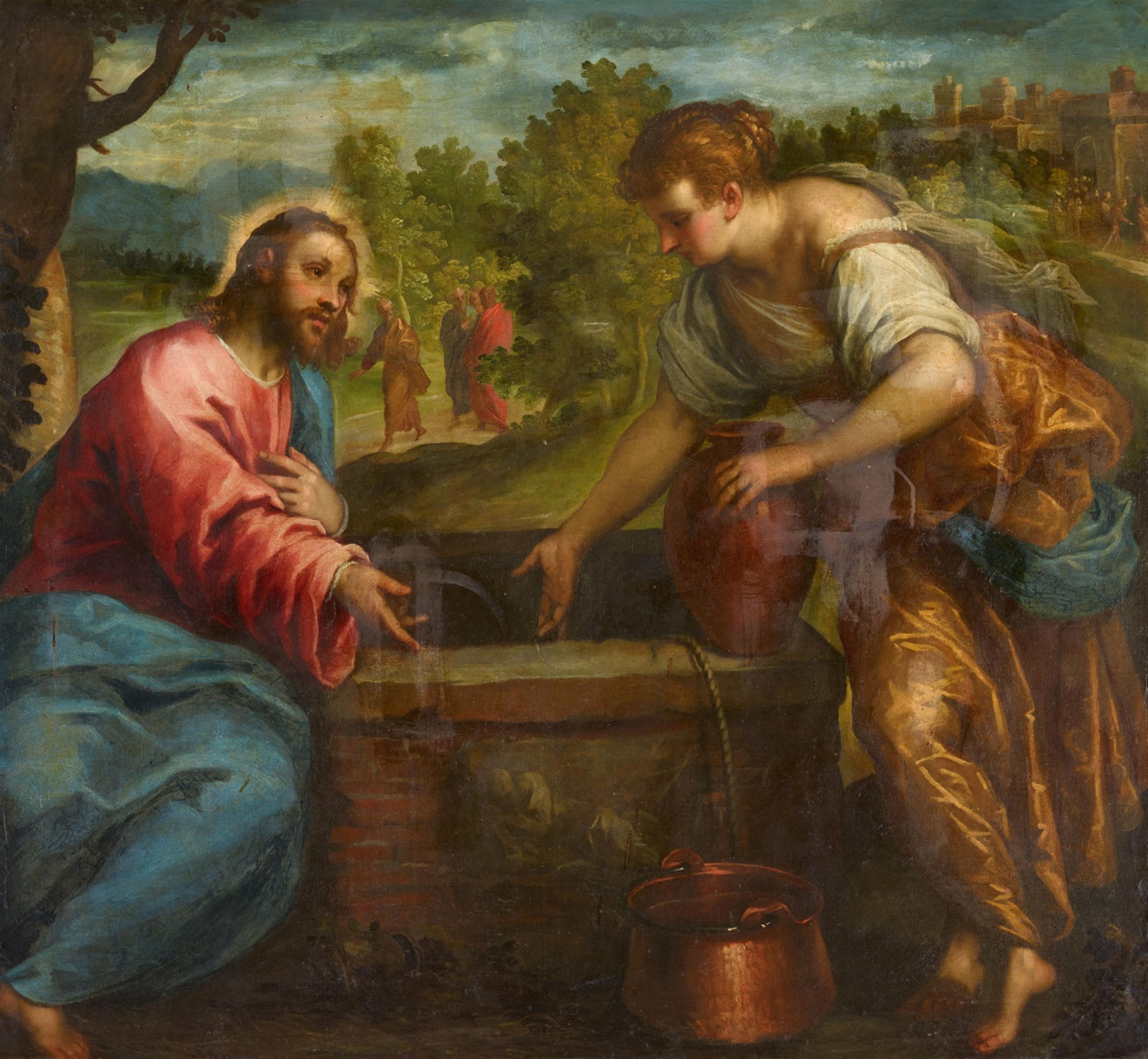 Paolo Caliari, called Veronese, circle of - Christ and the Samaritan Woman - image-1