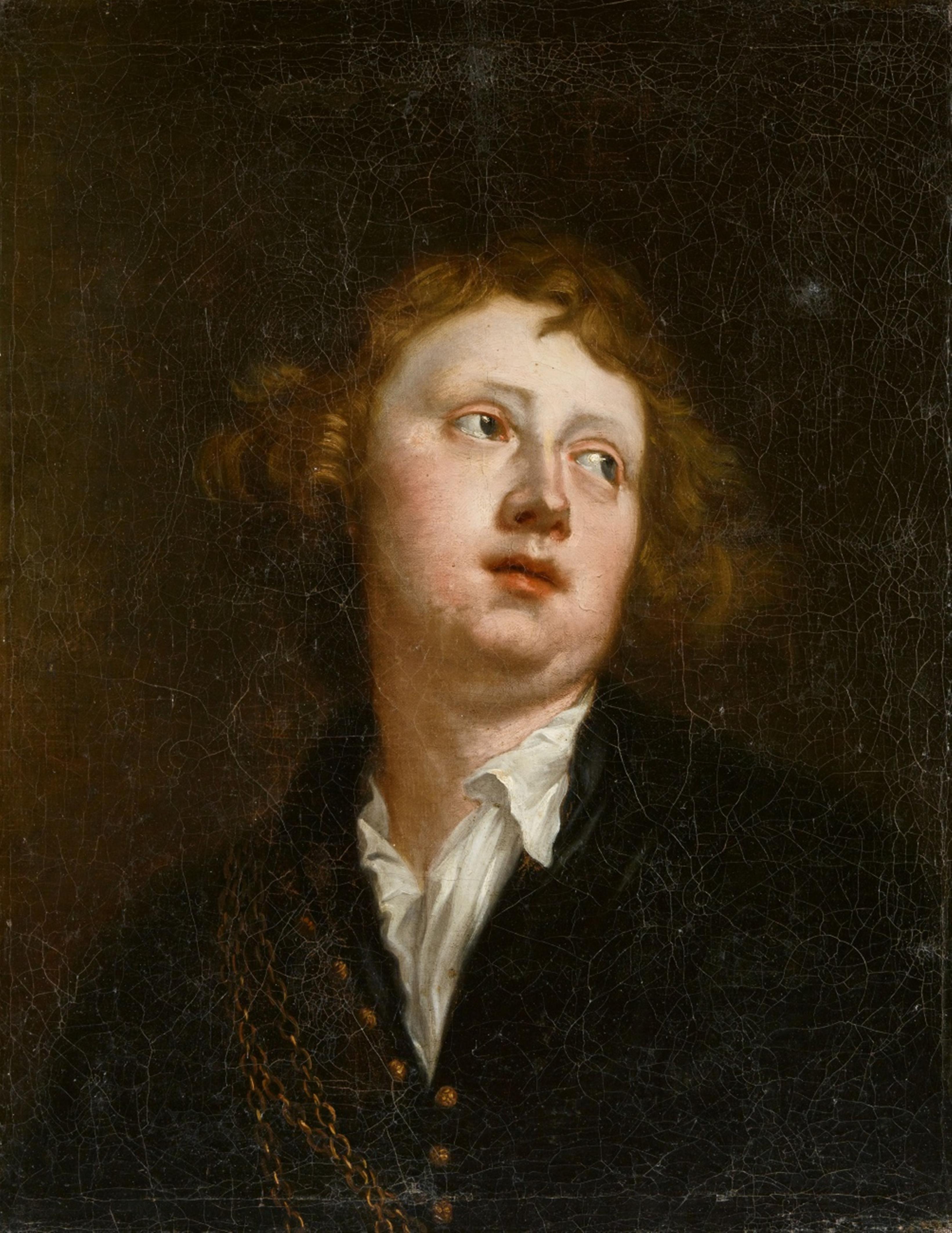 Anthony van Dyck Umkreis oder Werkstatt - Porträt des Komponisten und Organisten Hendrik Liberti - image-1