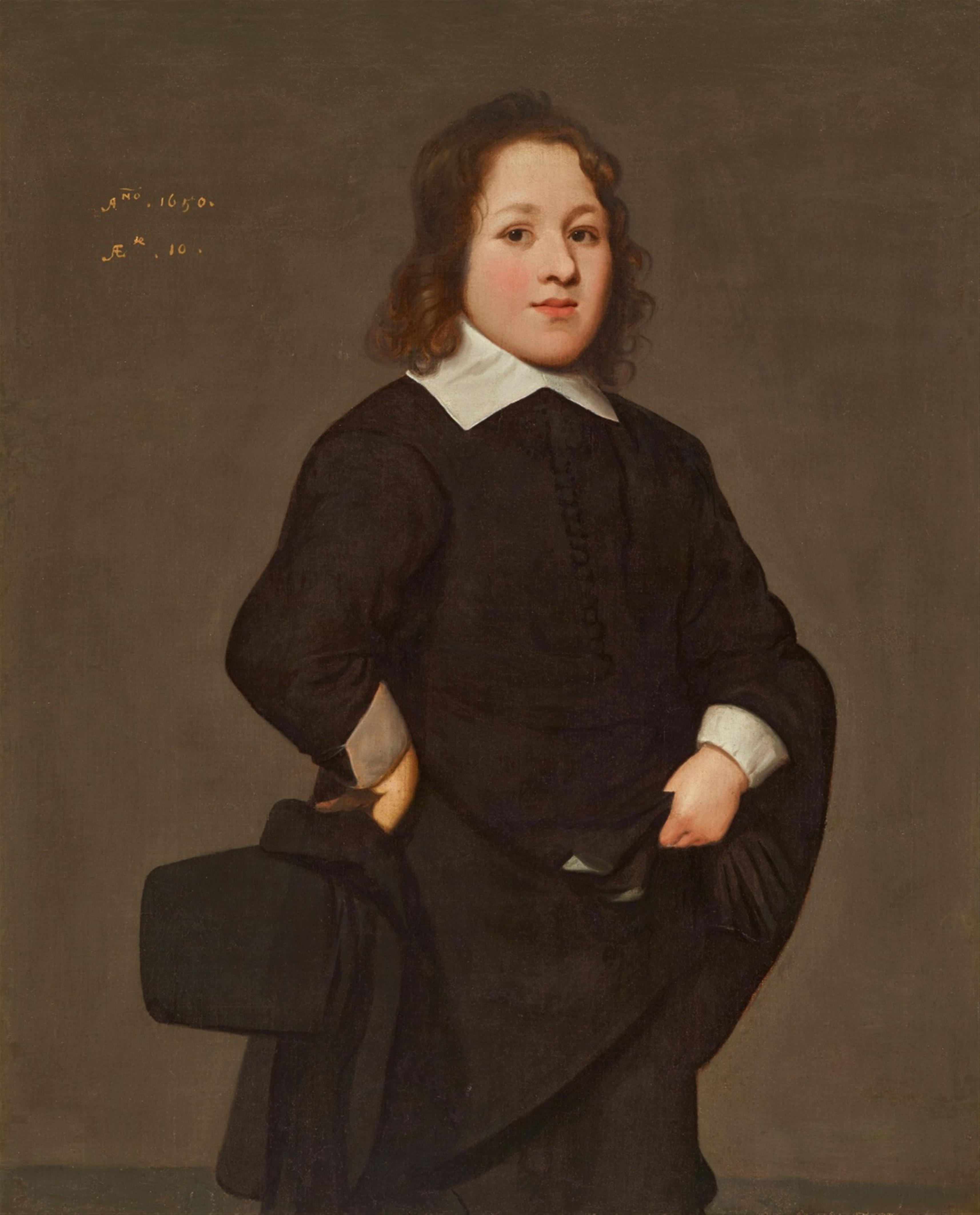 Mathijs Harings, attributed to - Portrait of a 10-year-old boy - image-1